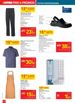 METRO - Prévisualisation de METRO Offres Prix & Promos Equipement valide à partir de 21.05.2026 | Page: 22 | Produits: Ceinture, Torchon, Pinces, Coton