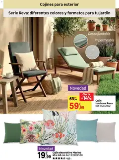 Vista previa Leroy Merlin catálogo válido desde el 24.03.2026 | Página: 28 | Productos: Tumbona, Cojín