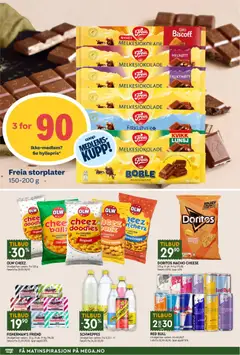 Forhåndsvisning av %shopname% Mega Helg gyldig fra 22/10/2026 | Side: 6 | Produkter: Boble, Chili, Cola, Doritos