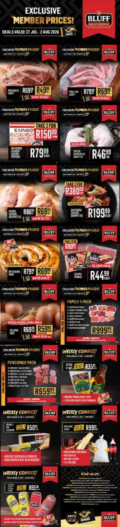 Bluff Meat Supply specials catalogue – valid from 27/07/2026