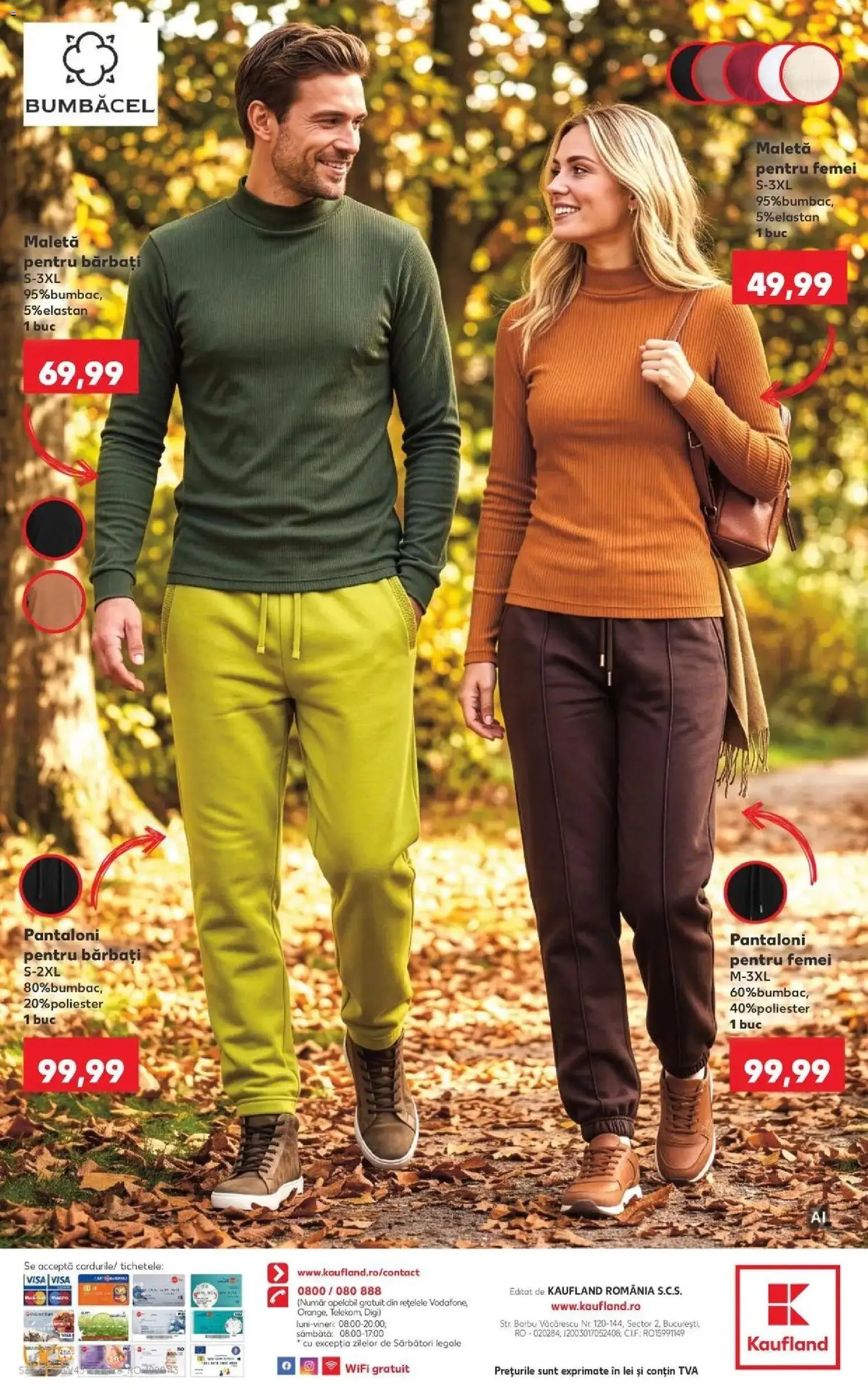 Kaufland Comarnic 21.10.2026 - Revista si Oferta | Pagină: 32 | Produse: Pantaloni