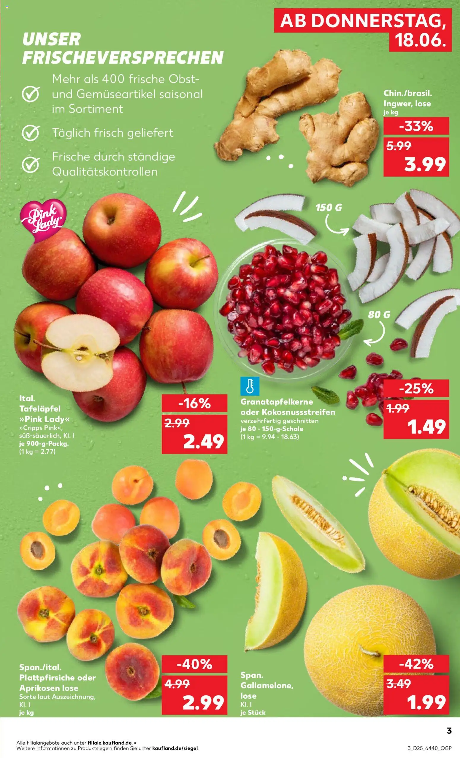Kaufland Prospekt Hannover – gültig ab 18.06.2026 | Seite: 3 | Produkte: Obst