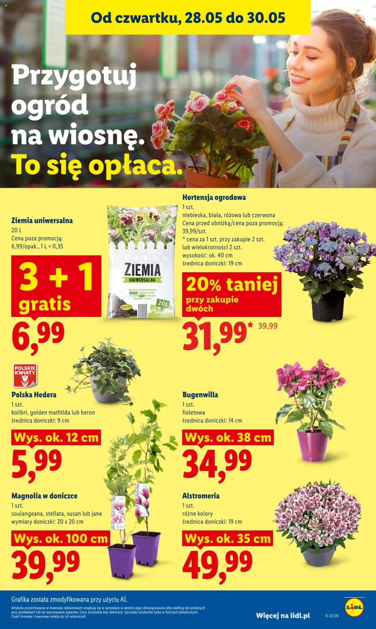 Lidl gazetka od 28.05.2026 | Strona: 77 | Produkty: Ziemia uniwersalna, Ziemia, Doniczki, Kwiaty