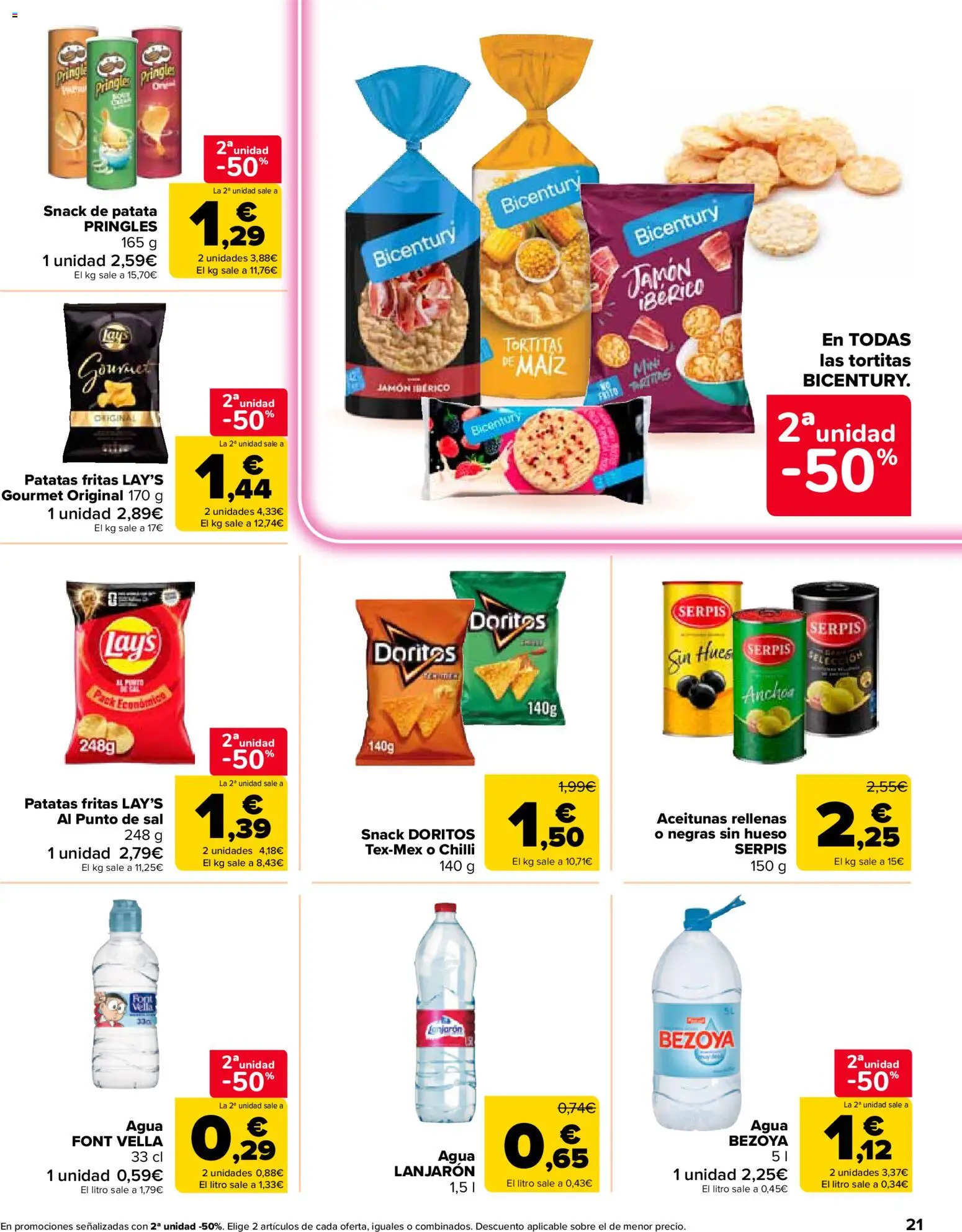 Carrefour Market folleto │ válido desde el 26/08/2026 | Página: 21 | Productos: Patatas, Anchoa, Sal, Agua