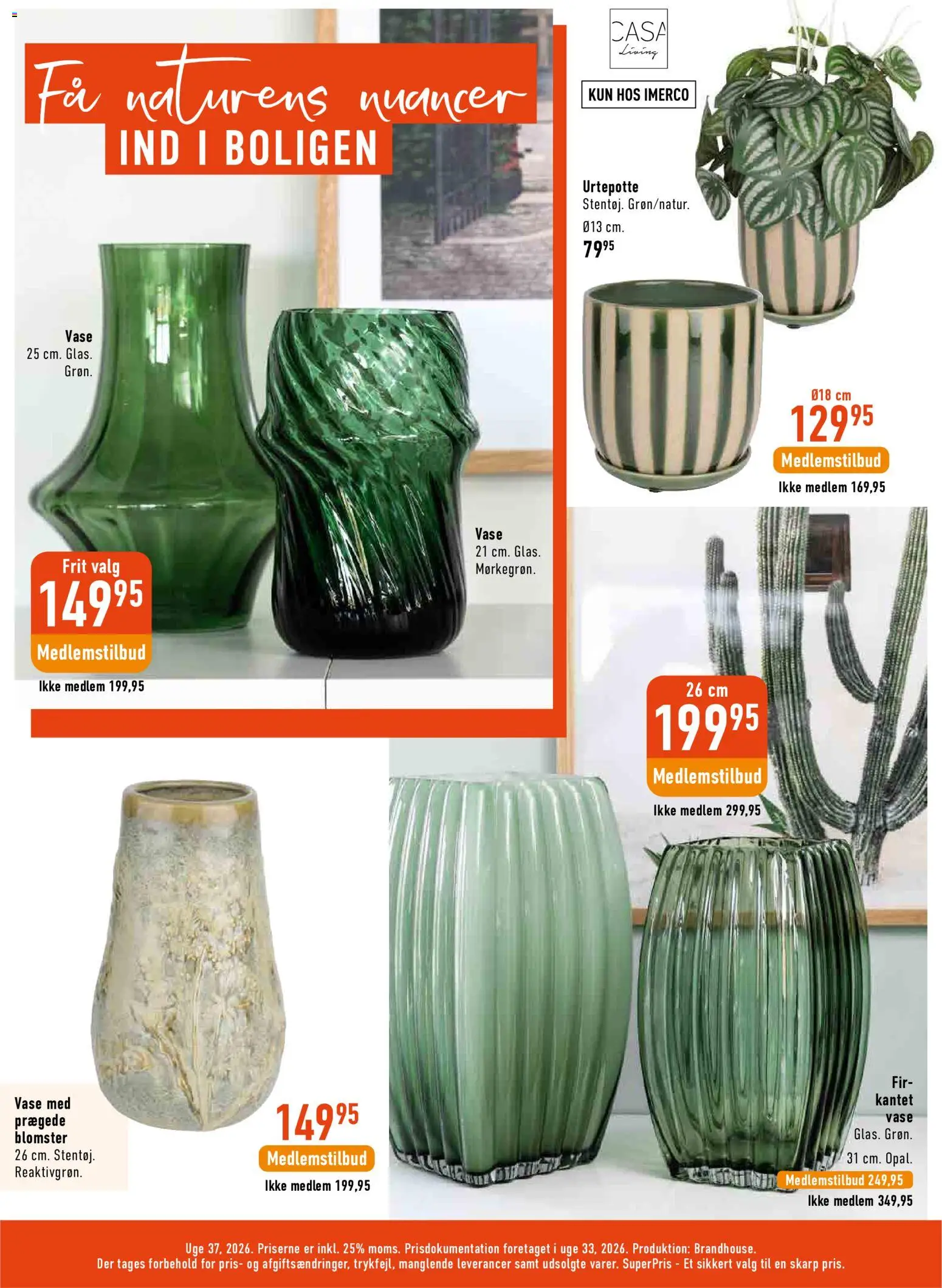 Imerco tilbudsavis – gyldig fra 04/09/2026 | Side: 16 | Produkter: Vase