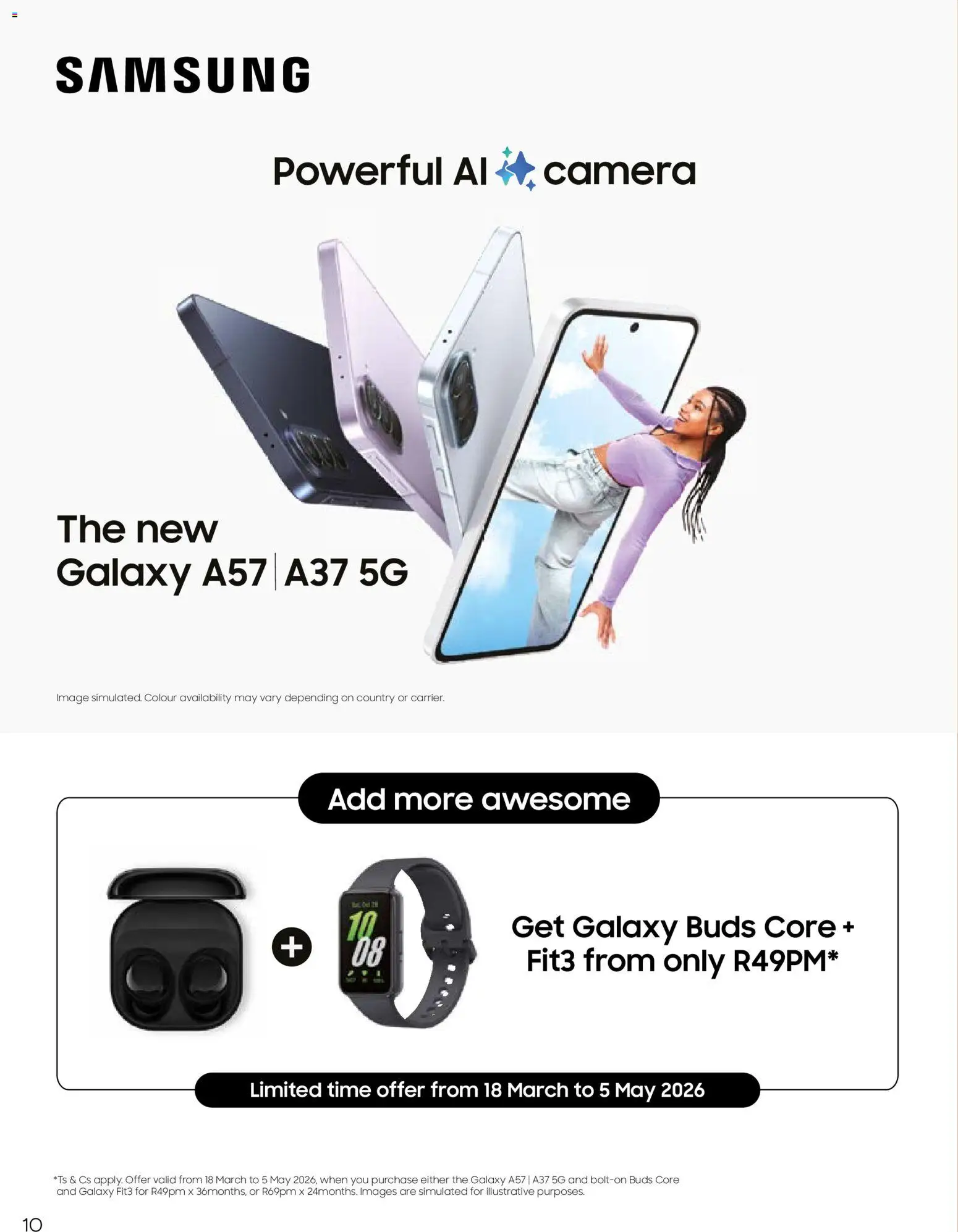 New Cell C catalogue – valid from 18.03.2026 | Page: 12 | Products: Camera