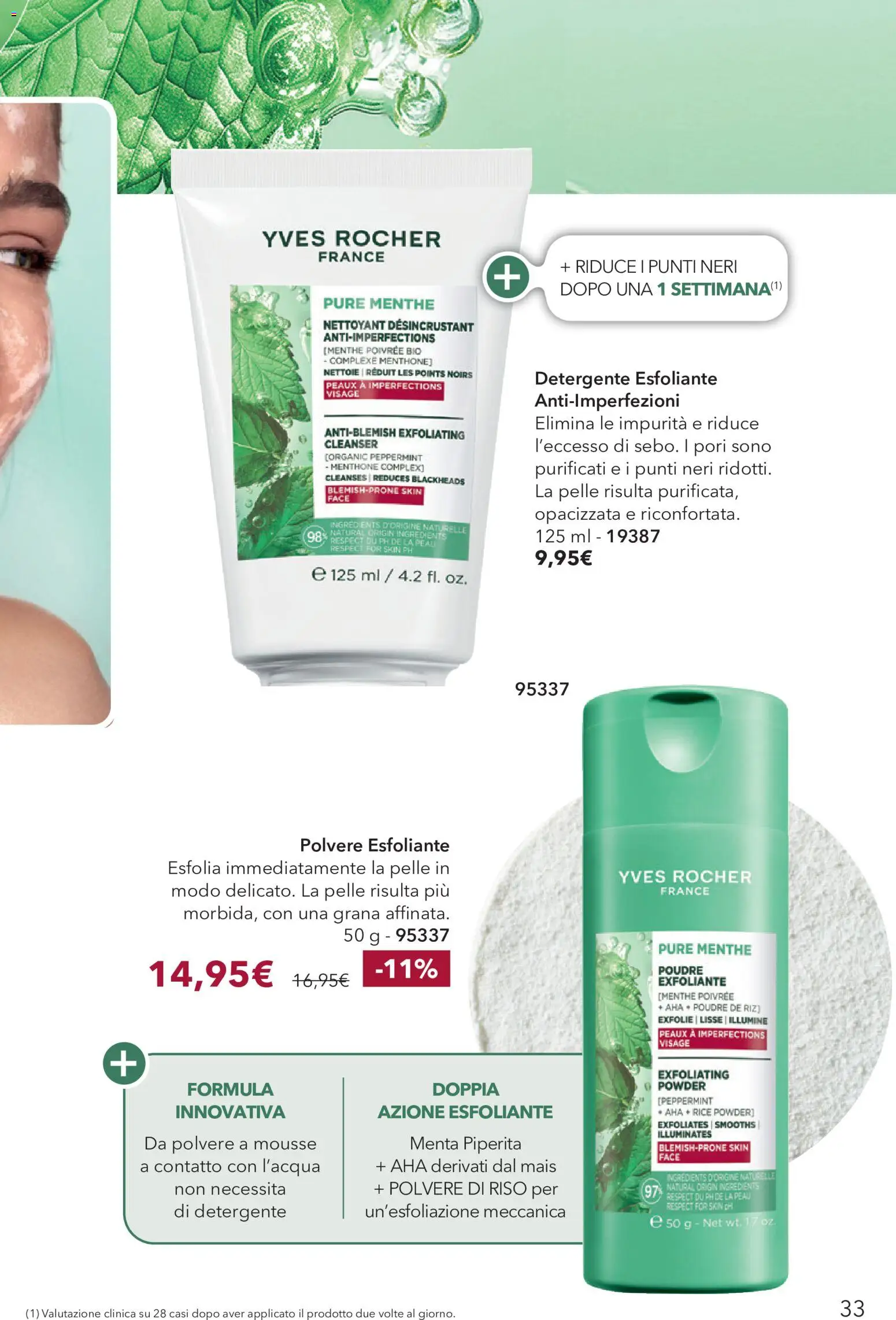 Volantino Yves Rocher del 24/09/2026 | Pagina: 33 | Prodotti: Riso, Detergente, Mais, Menta