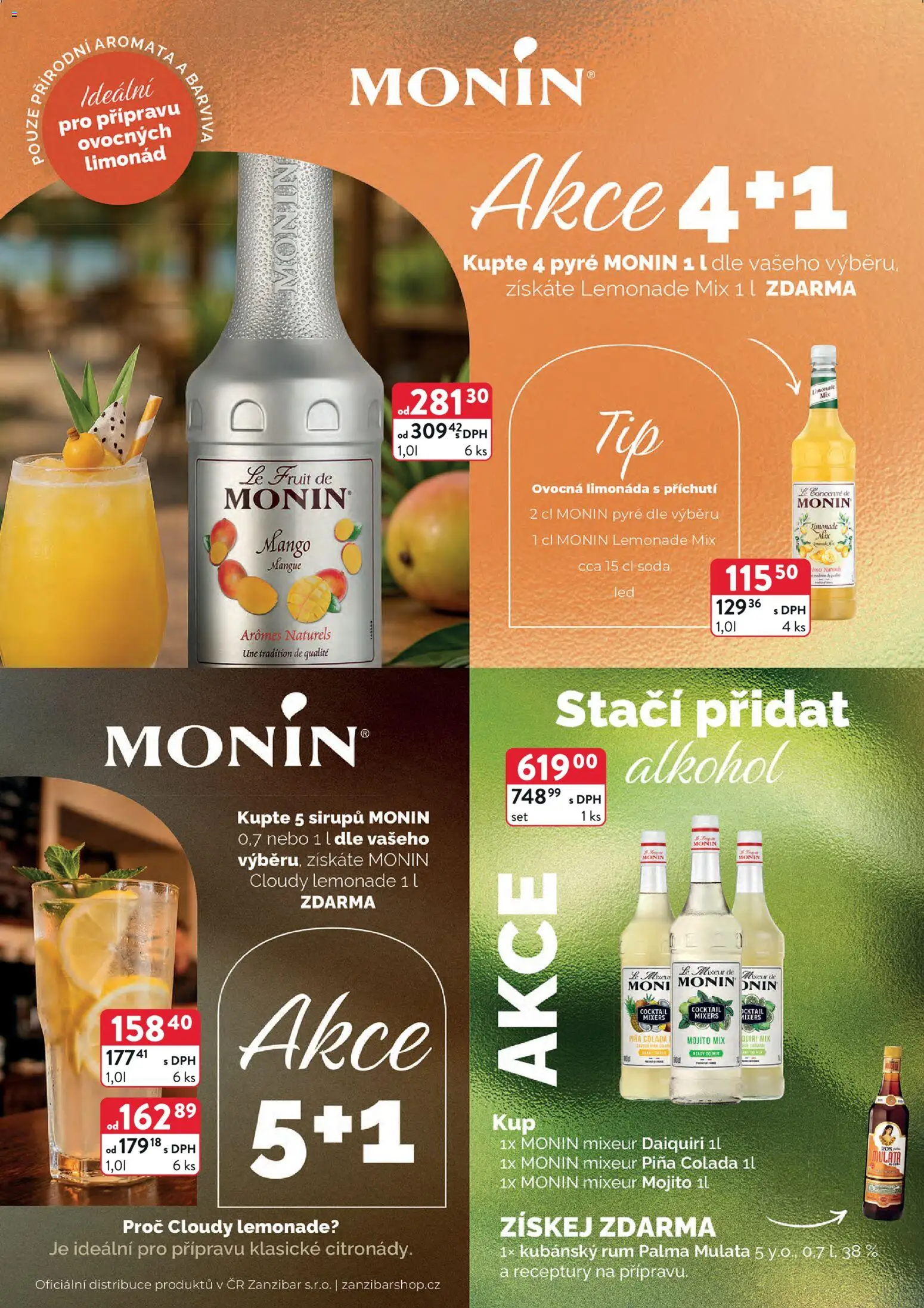 Astur & Qanto leták - Velkoobchod 04/2026 od 01.04.2026 | Strana: 36 | Produkty: Rum, Limonáda, Monin, Mojito