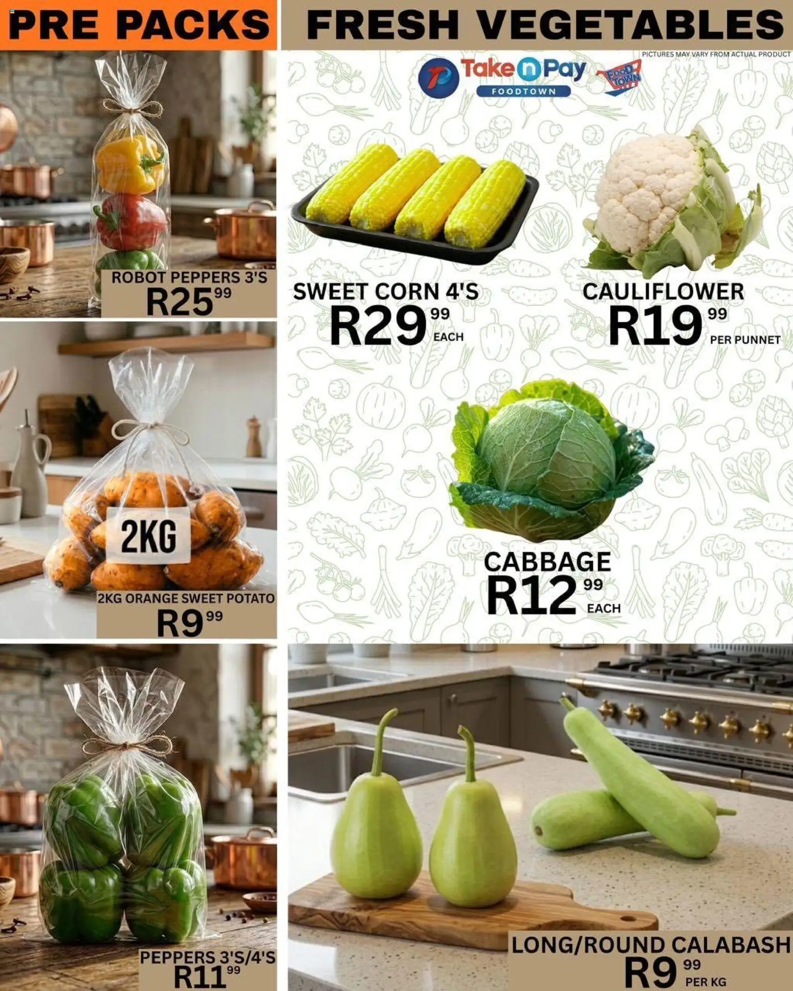 New Take n Pay catalogue – valid from 09.06.2026 | Page: 27 | Products: Cauliflower, Corn, Vegetables
