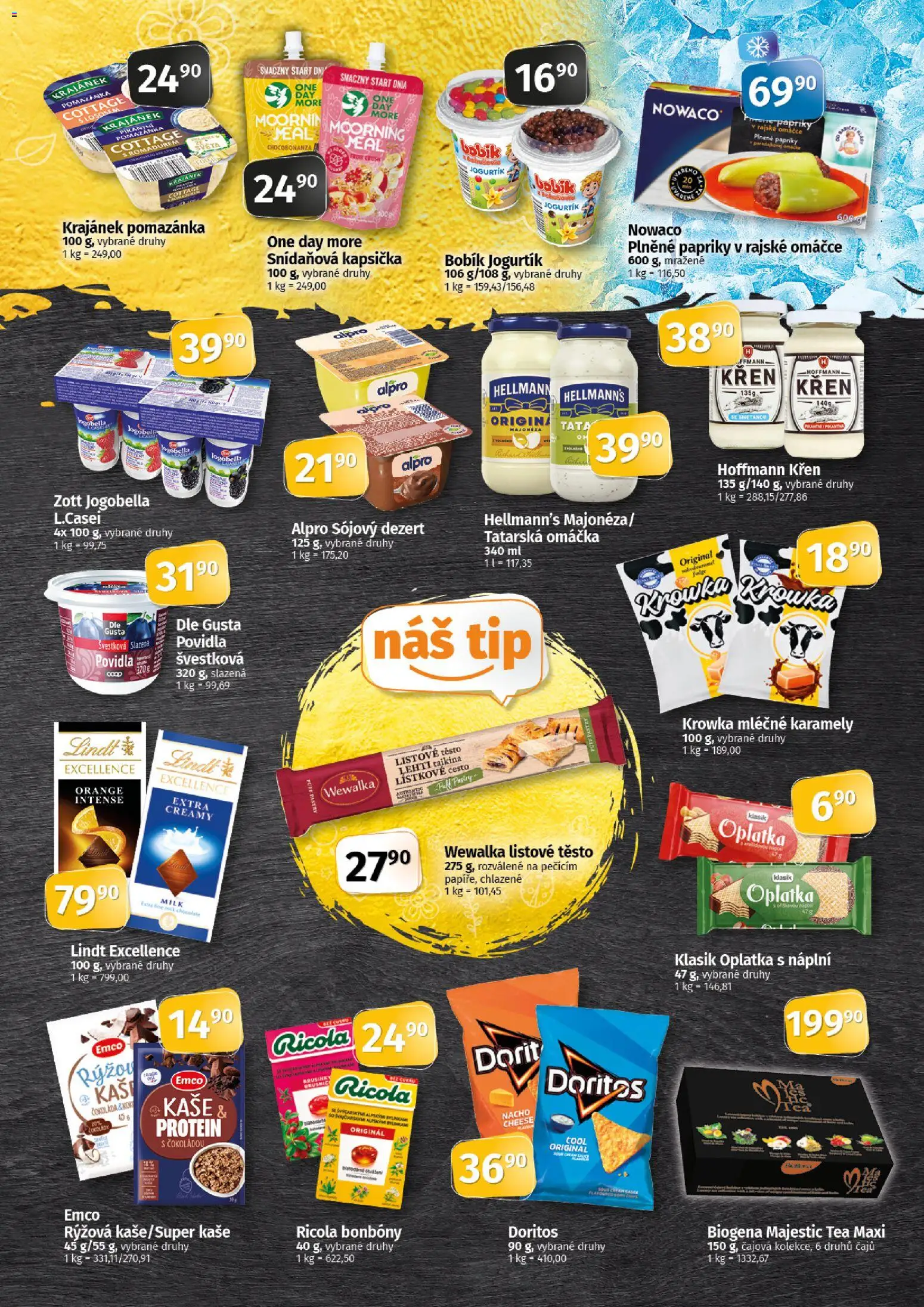Coop leták - Tip Extra od 16.09.2026 | Strana: 3 | Produkty: Lindt, Listové těsto, Cesto, Dezert
