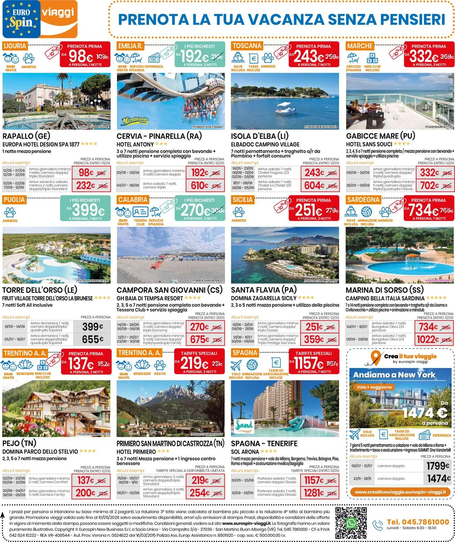 Volantino Eurospin del 04.05.2026 | Pagina: 15 | Prodotti: Piscina, Letto