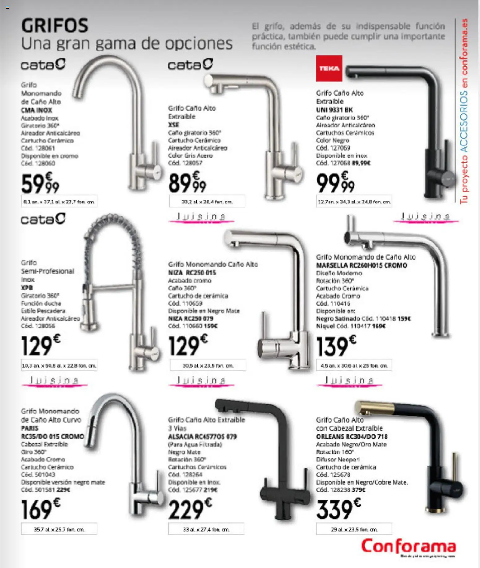 Conforama folleto │ válido desde el 16.04.2026 | Página: 73 | Productos: Ducha