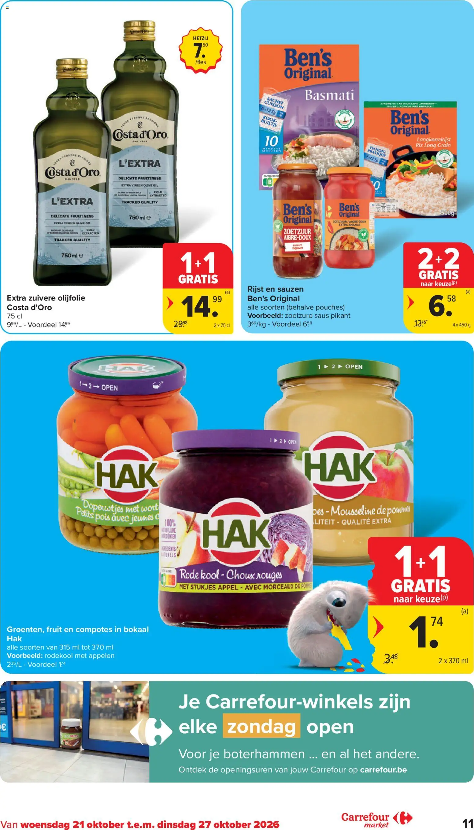 {H1} | Pagina: 11 | Producten: Olijfolie, Appelen, Sauzen, Saus