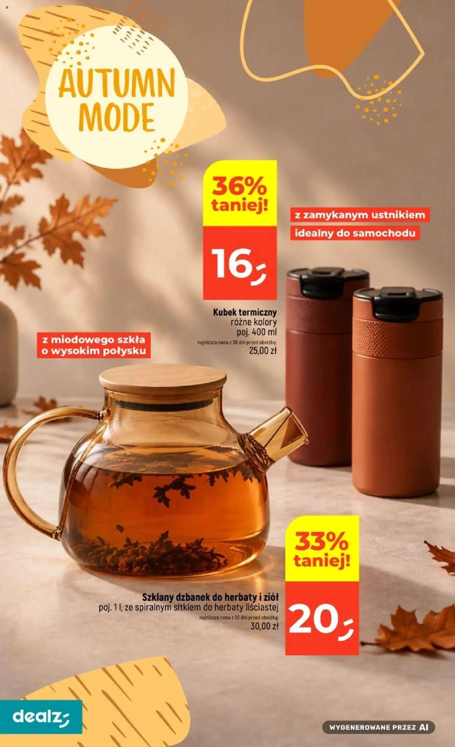 Dealz gazetka od 15.10.2026 | Strona: 18 | Produkty: Dzbanek, Kubek termiczny