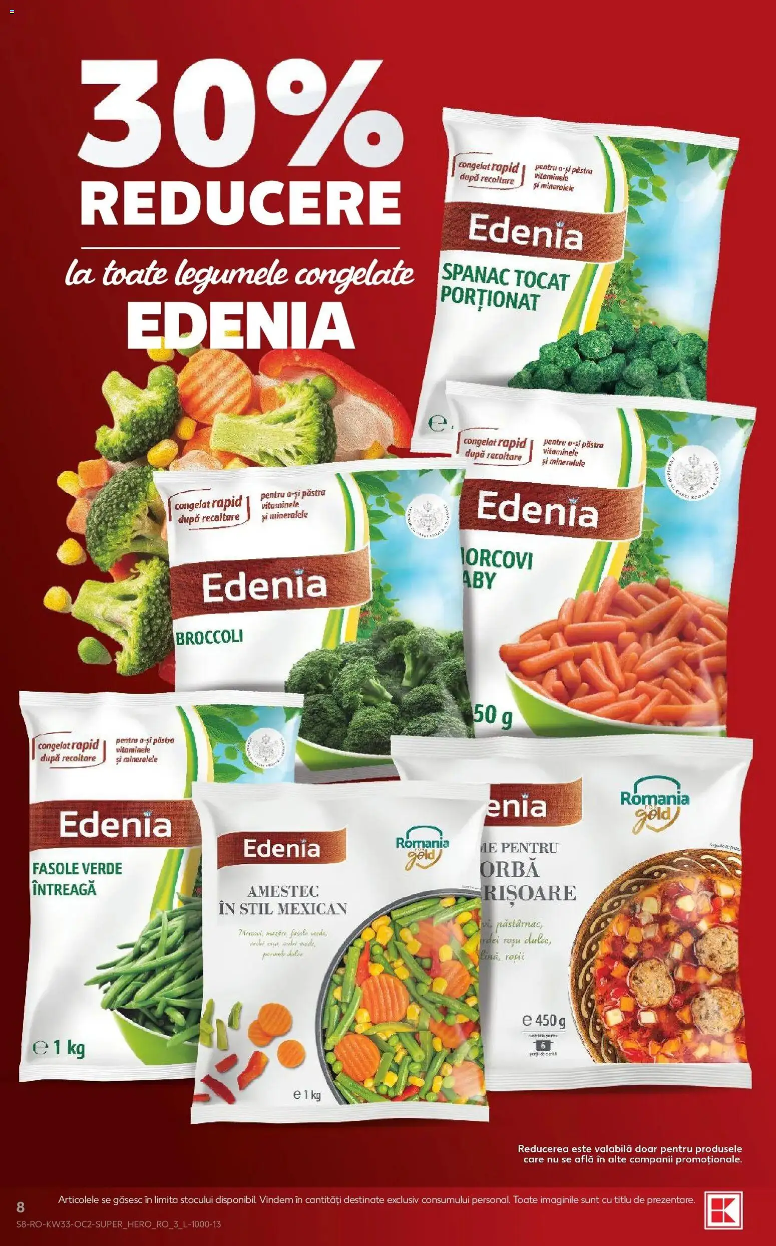 Kaufland Satu Mare 12.08.2026 - Revista si Oferta | Pagină: 8 | Produse: Roșii, Fasole verde, Amestec, Broccoli