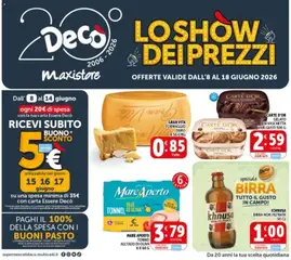 Anteprima del volantino Decò volantino MaxiStore Vitulazio valido a partire dal 08.06.2026