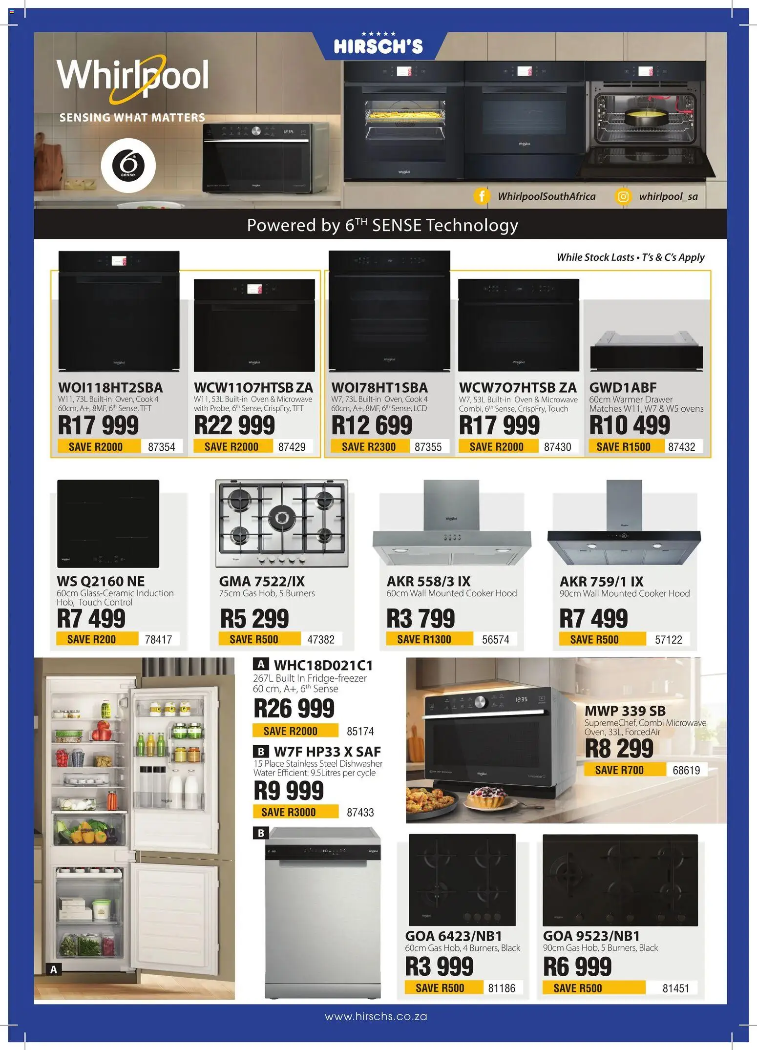 New Hirsch's catalogue – valid from 23/06/2026 | Page: 26 | Products: Dishwasher, Cooker, Microwave, Stock