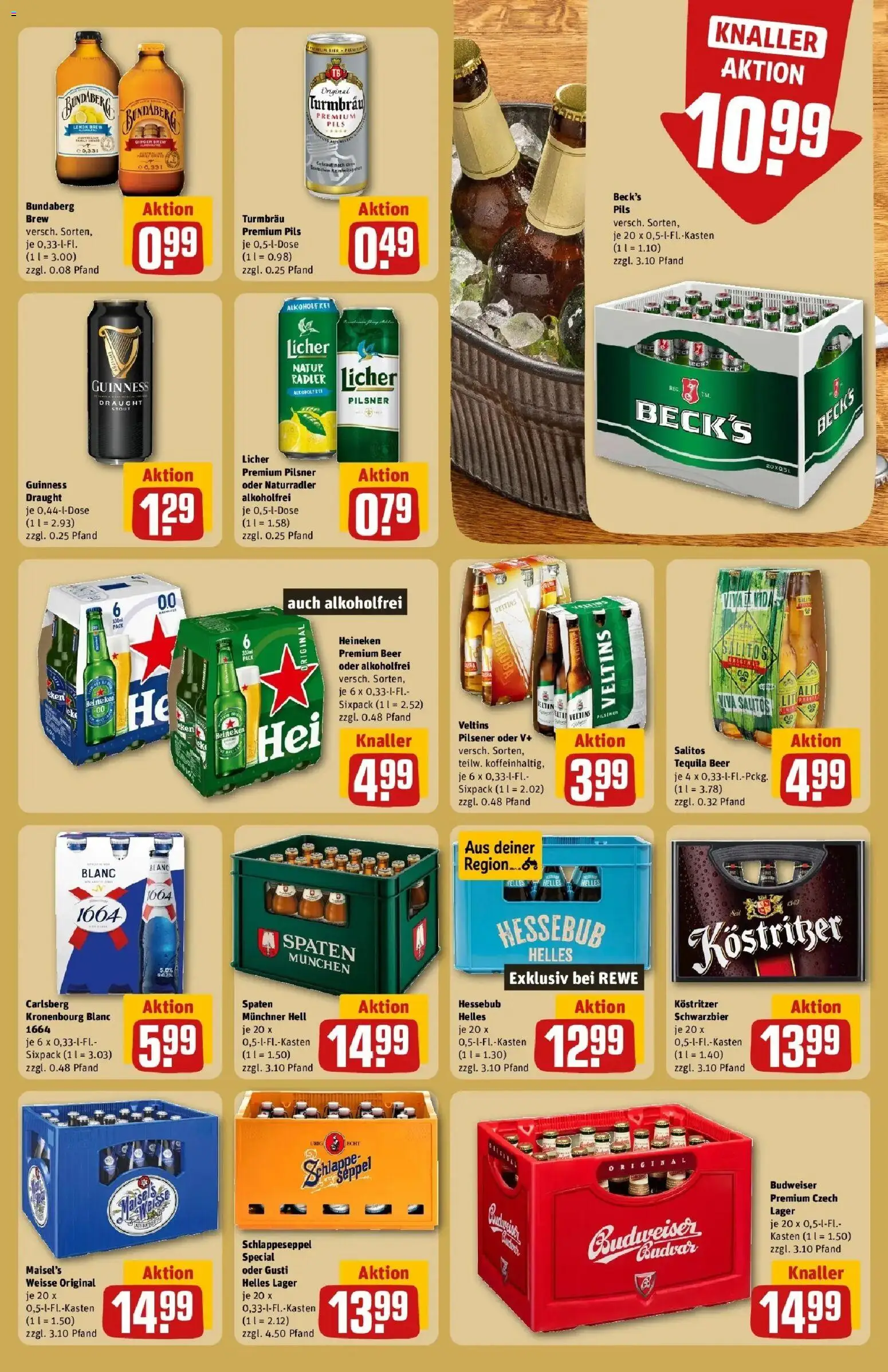 REWE Prospekt ab 21.09.2026 zum Blättern » Angebote | Seite: 25 | Produkte: Kostritzer, Radler, Budweiser, Veltins