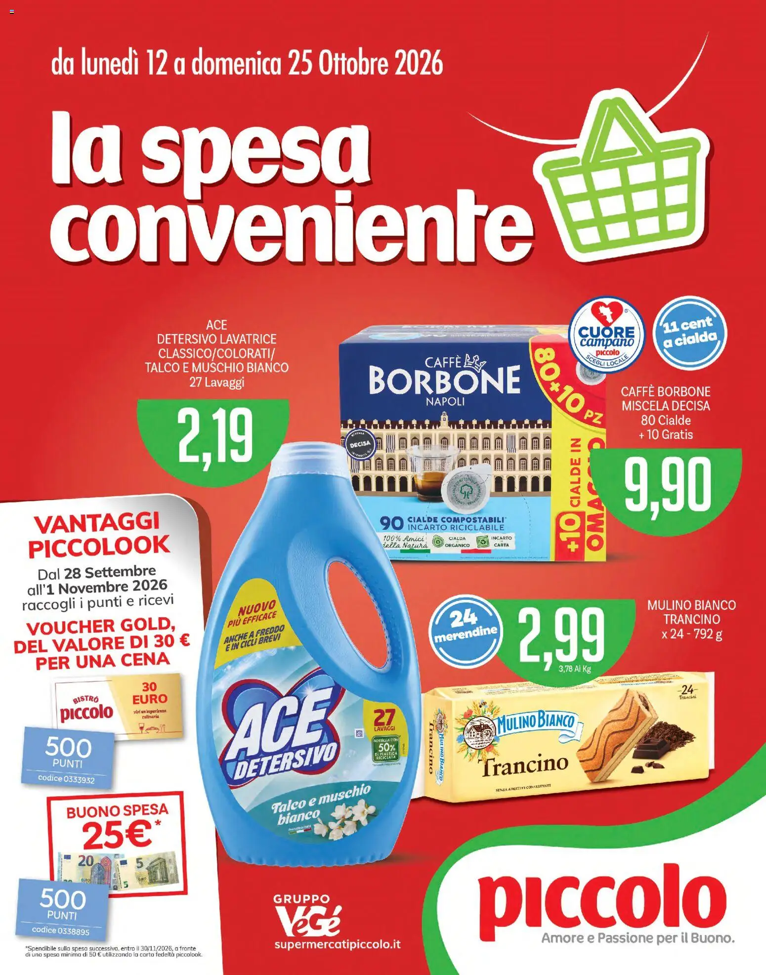 Piccolo Lunedì 12 Ottobre Grandi Risparmi