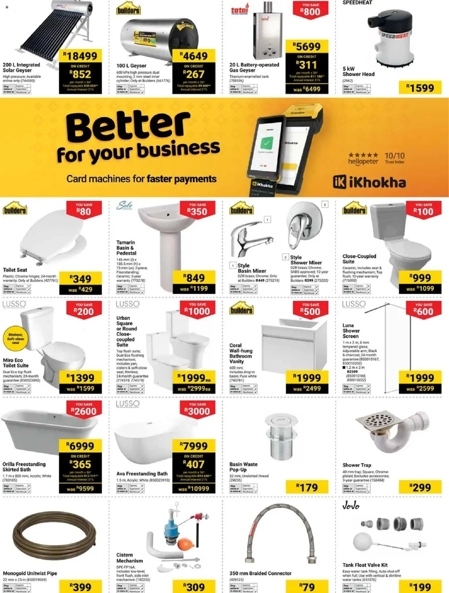 New Builders catalogue – valid from 16.06.2026 | Page: 5