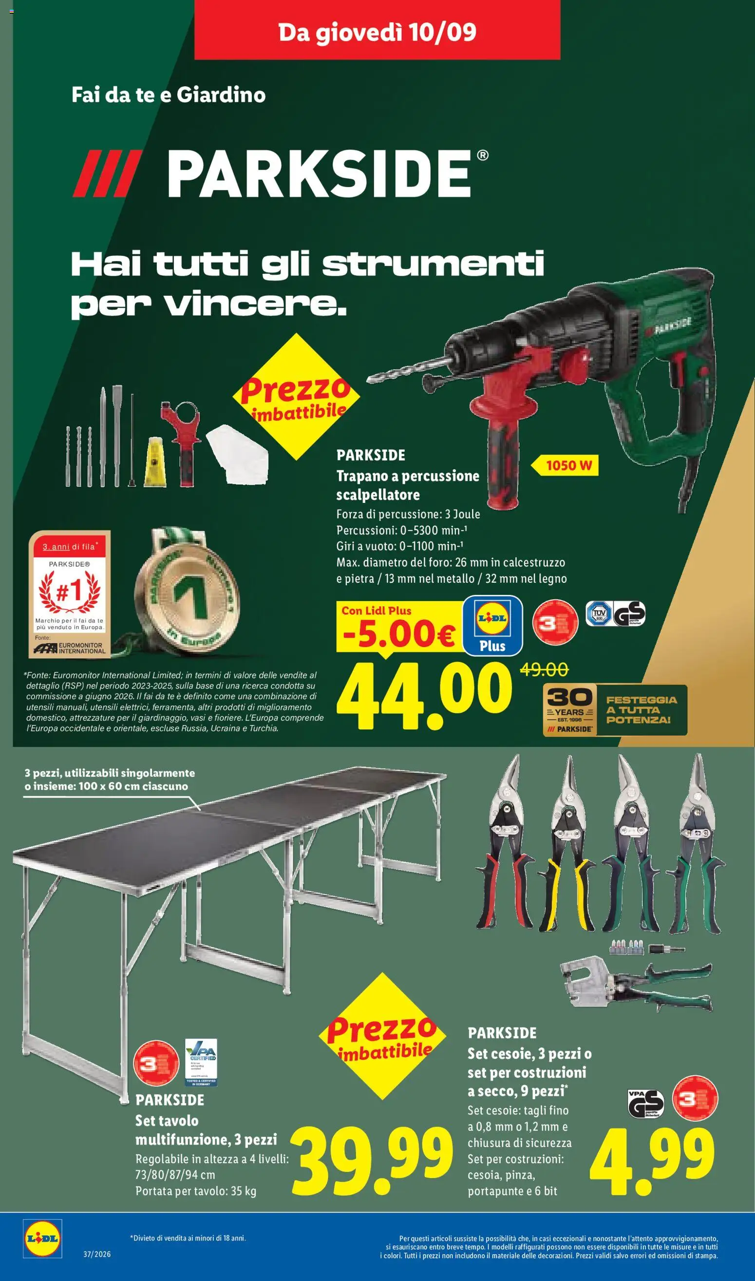 Volantino Lidl del 10/09/2026 | Pagina: 30
