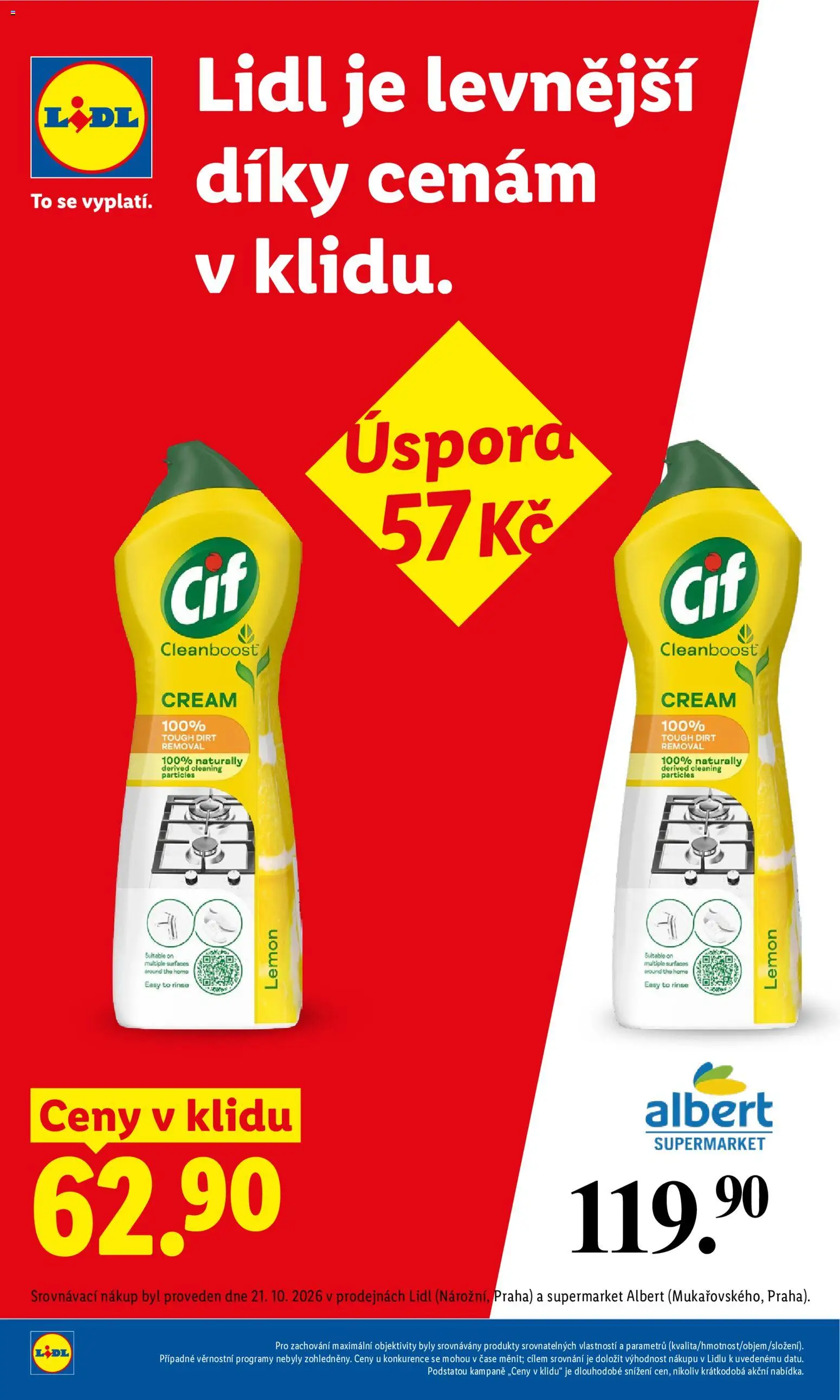 Lidl leták od 29.10.2026 | Strana: 4 | Produkty: Cif