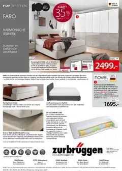 Zurbrüggen ruf Better Spezial ab 01.08.2026 gültig | Seite: 8 | Produkte: Boxspringbett, Uhr