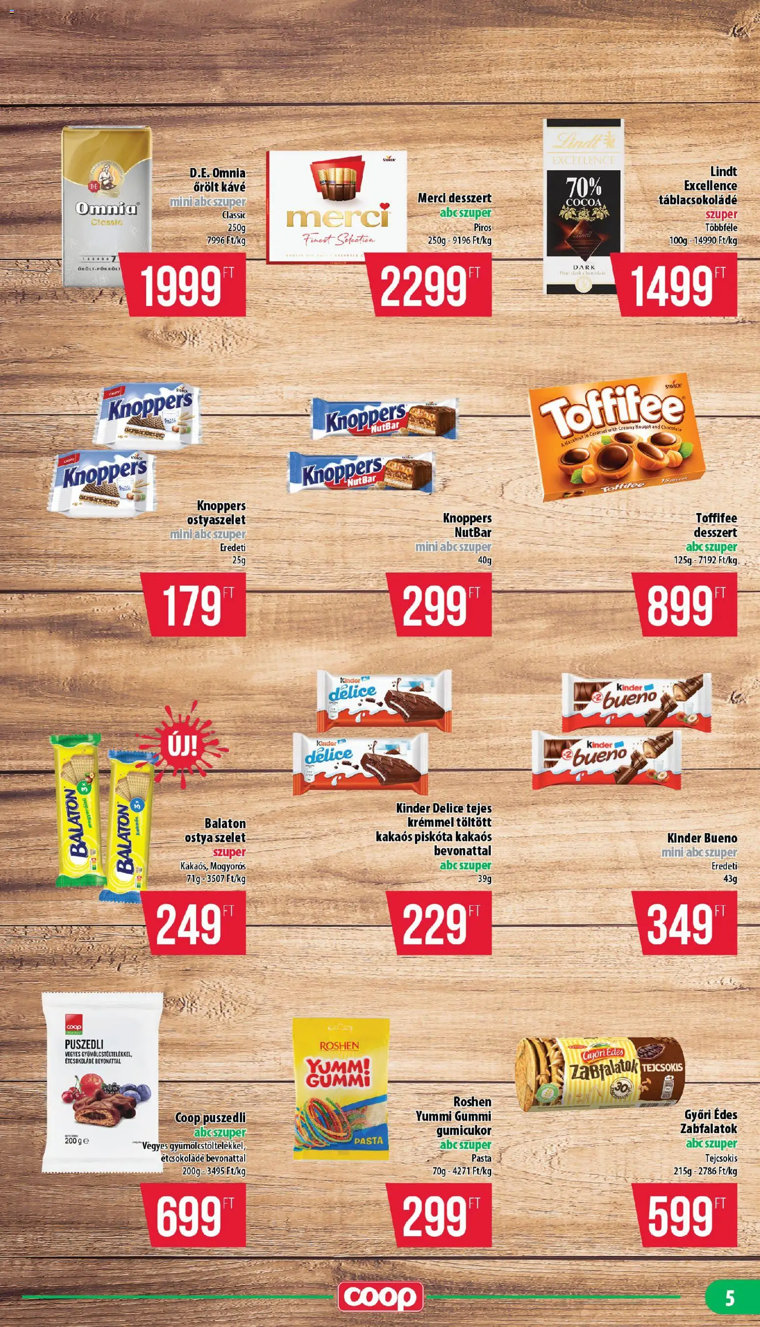 COOP akciós ujság - amely érvényes a következő dátumtól: 21.05.2026 | Oldal: 5