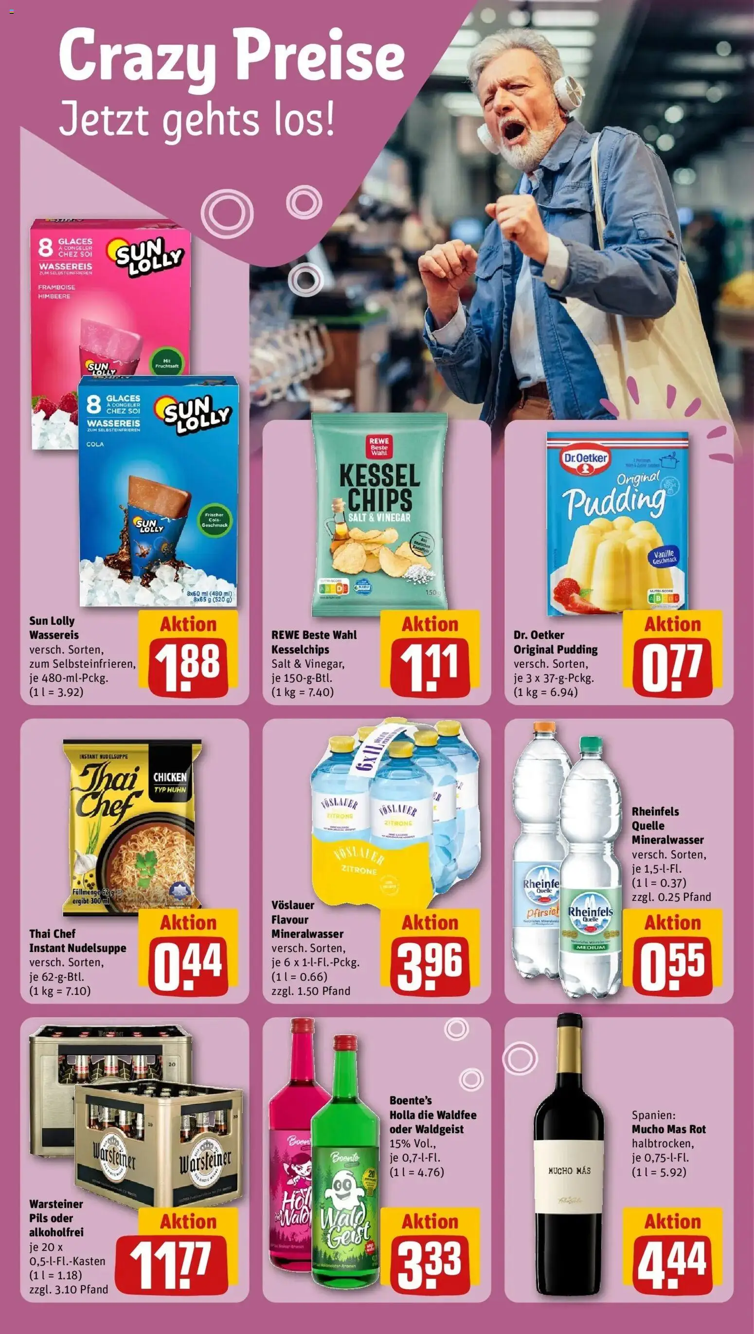 Rewe Prospekt Essen / Stoppenberg – gültig ab 26.05.2026 | Seite: 14 | Produkte: Cola, Mineralwasser, Zitrone, Pfirsich