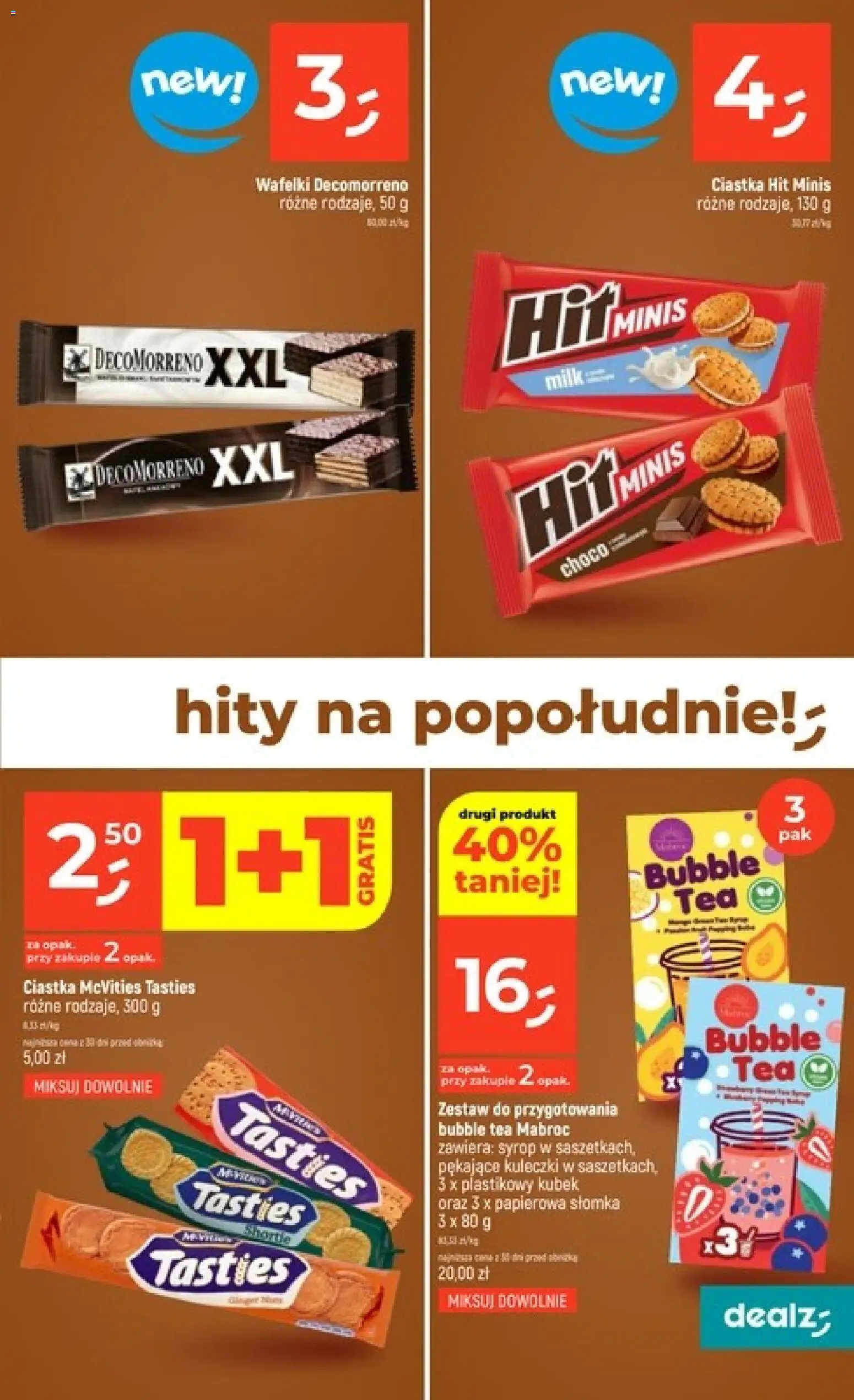 Dealz gazetka od 30.07.2026 | Strona: 9 | Produkty: Syrop, Wafelki, Ciastka