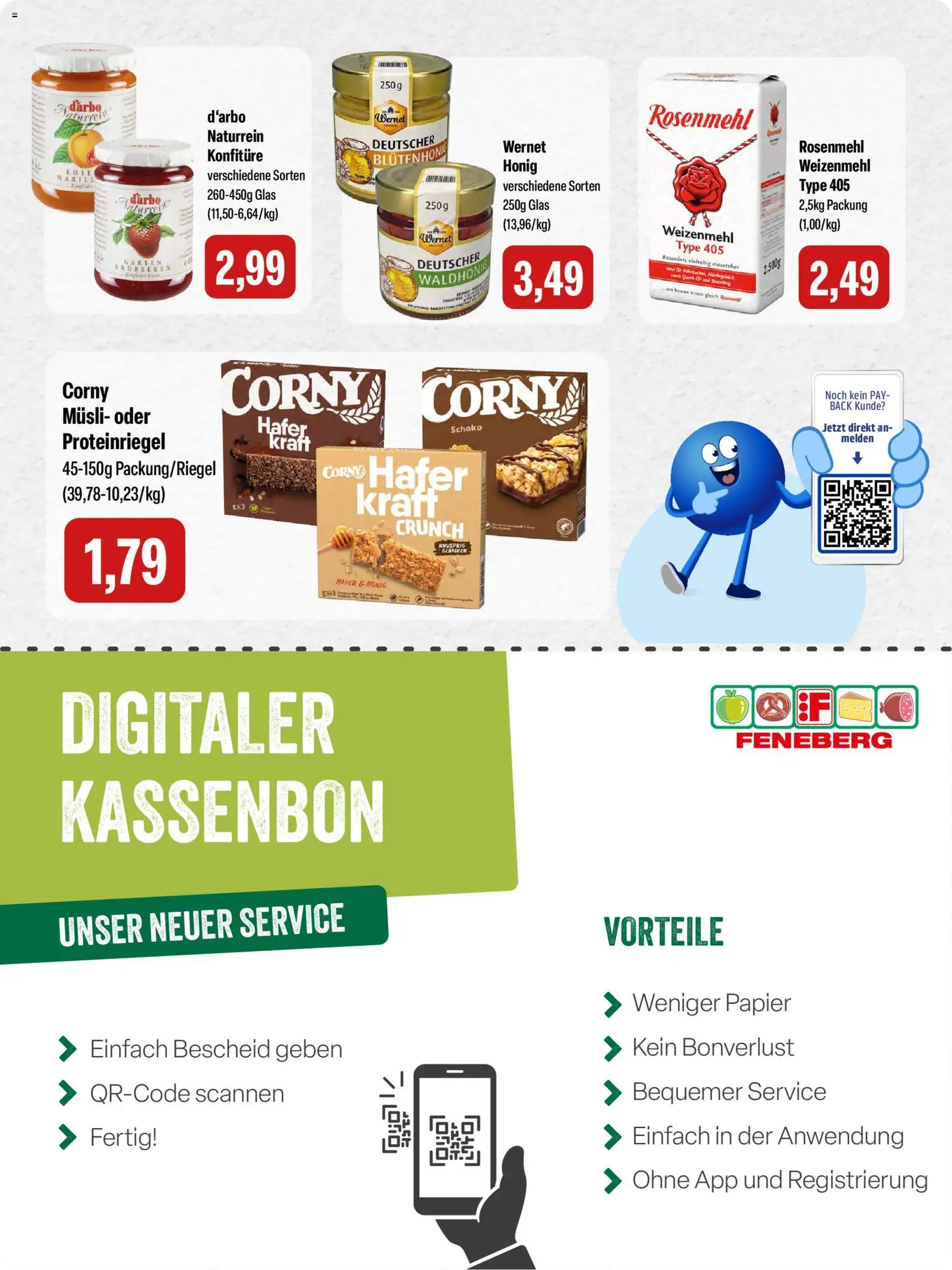 Feneberg Angebote – gültig ab 05.06.2026 | Seite: 11 | Produkte: Musli, Weizenmehl, Erdbeeren