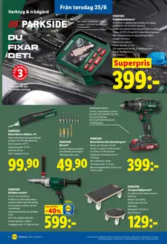 Lidl erbjudanden - Förhandsvisning av reklamblad från butik Lidl aktuell från 22/06/2026 | Sida: 20 | Produkter: Batterier, Galler, Batteri, Kamera