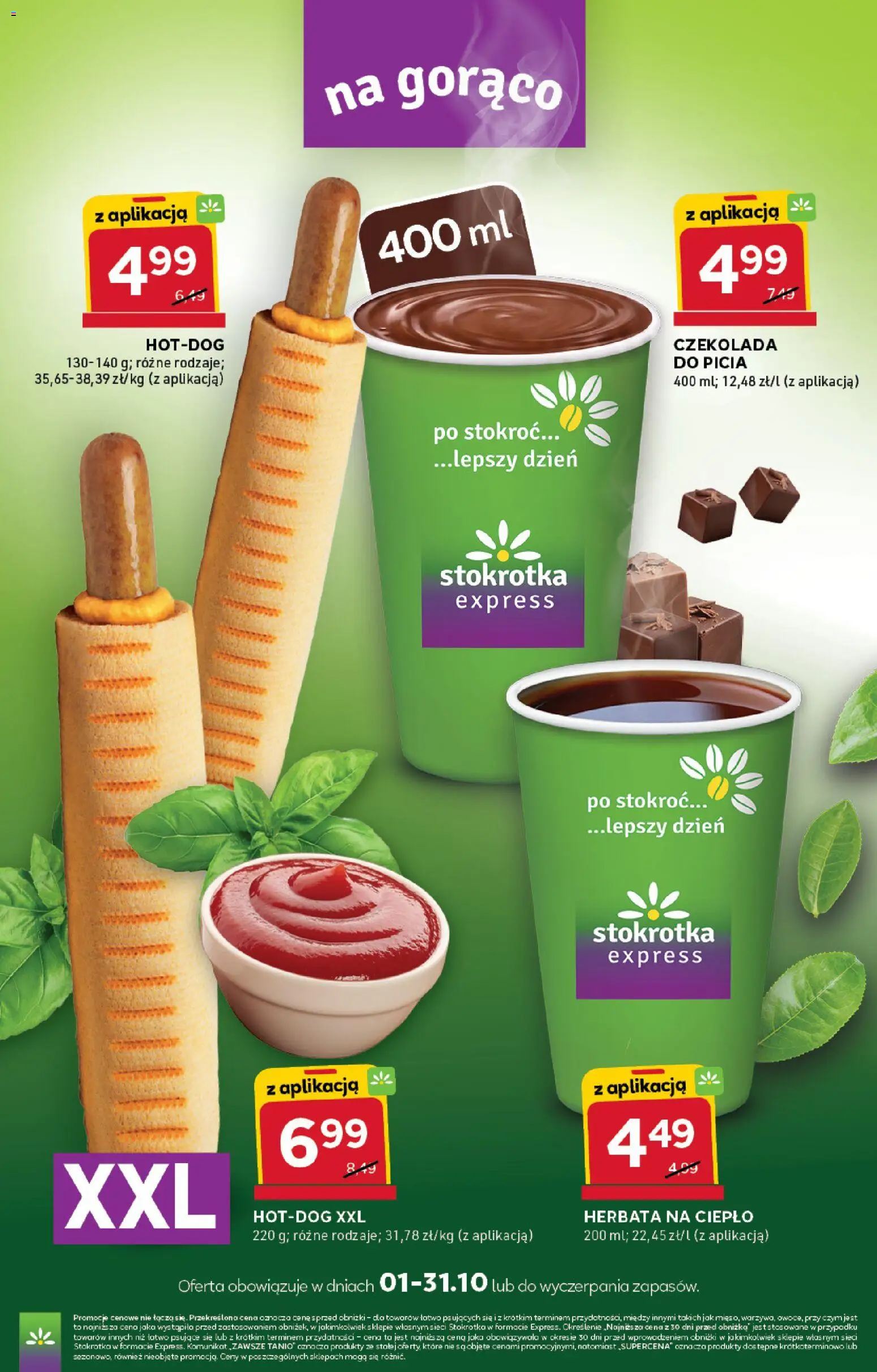 Stokrotka gazetka - Express od 08.10.2026 | Strona: 5 | Produkty: Stokrotka, Czekolada, Herbata
