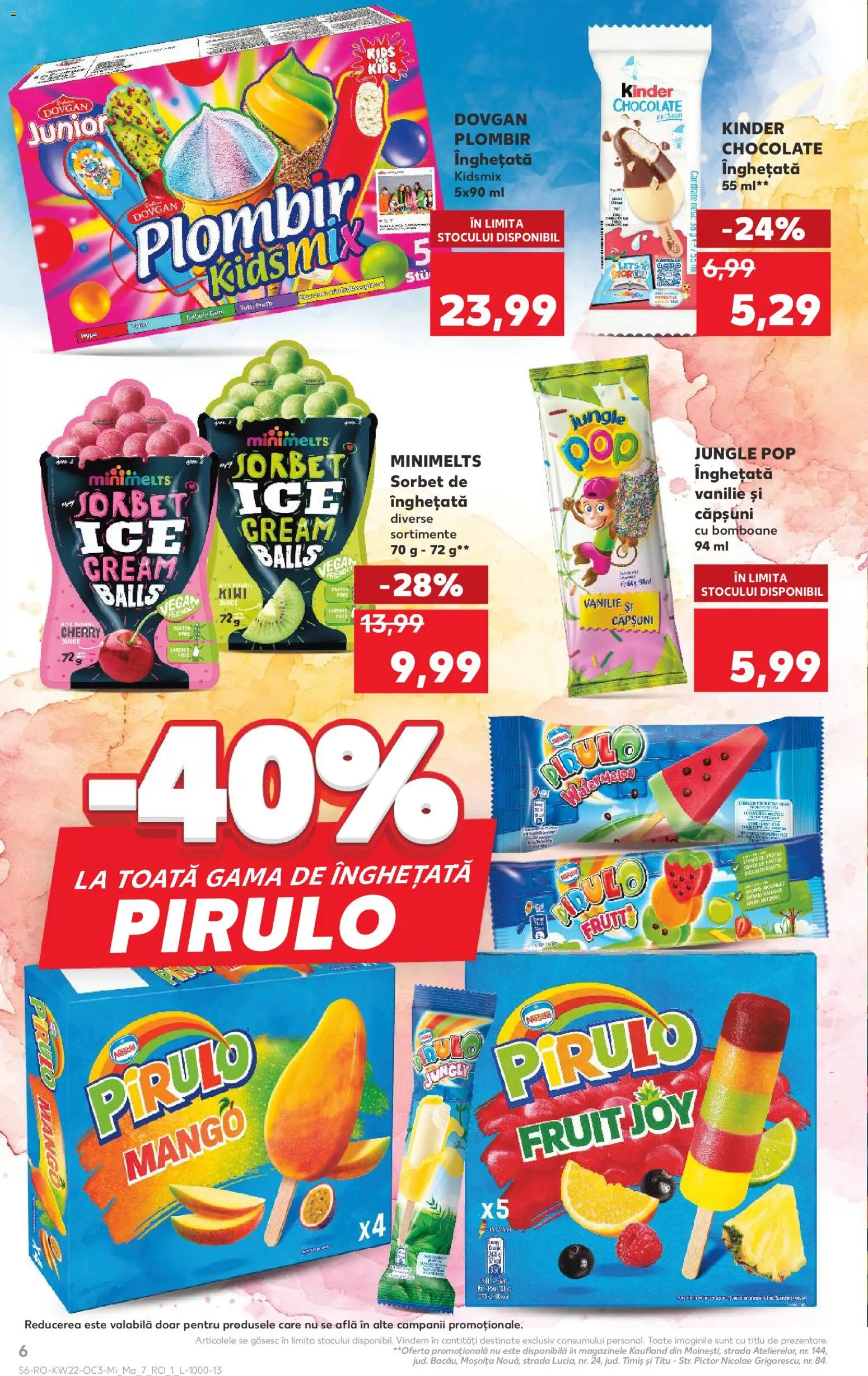 Kaufland RO akciós ujság - amely érvényes a következő dátumtól: 27.05.2026 | Oldal: 6 | Termékek: Kiwi, Mangó
