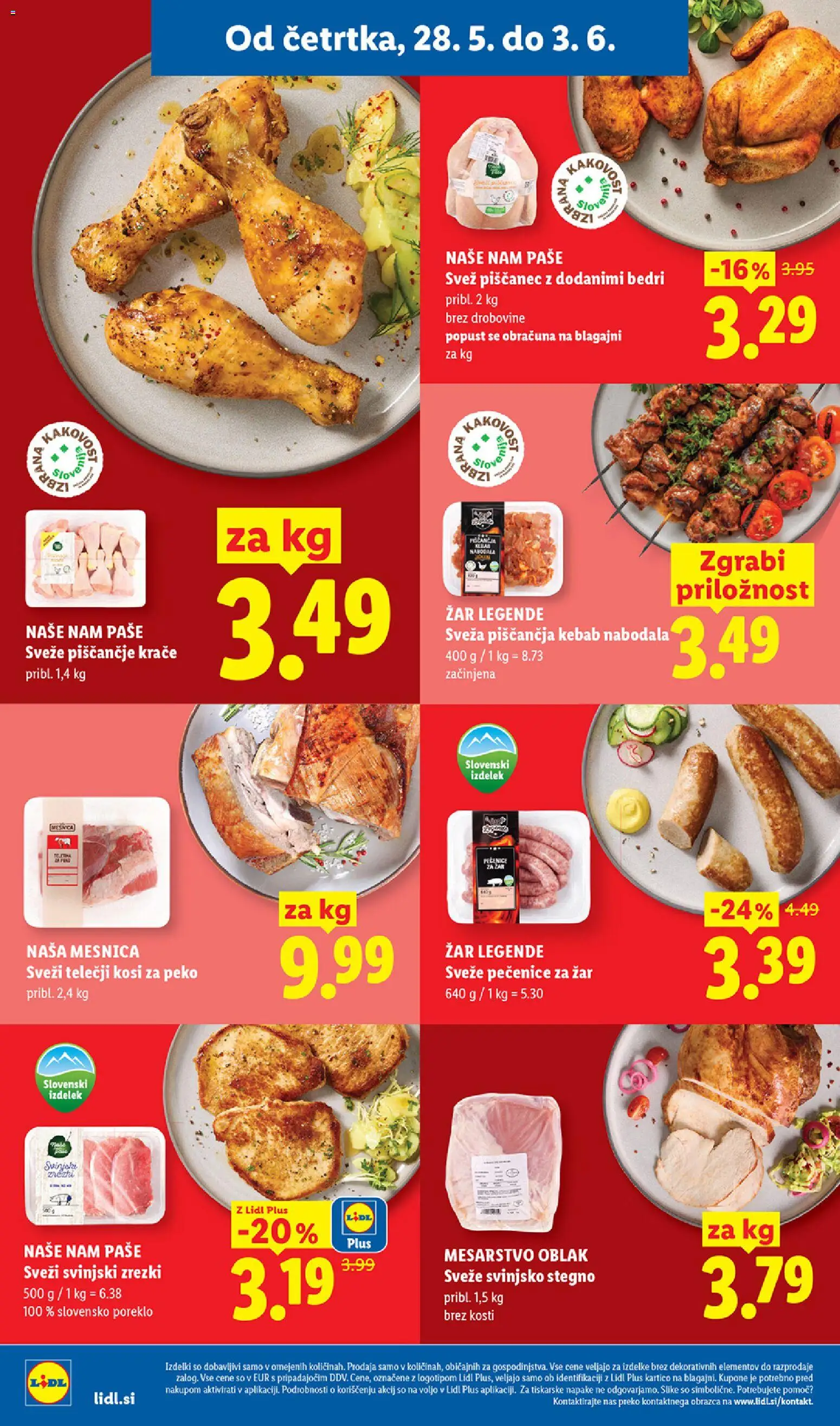Novi Lidl katalog ponudbe – veljaven od 28.05.2026 | Stran: 2 | Izdelki: Zar, Nabodala, Zrezki