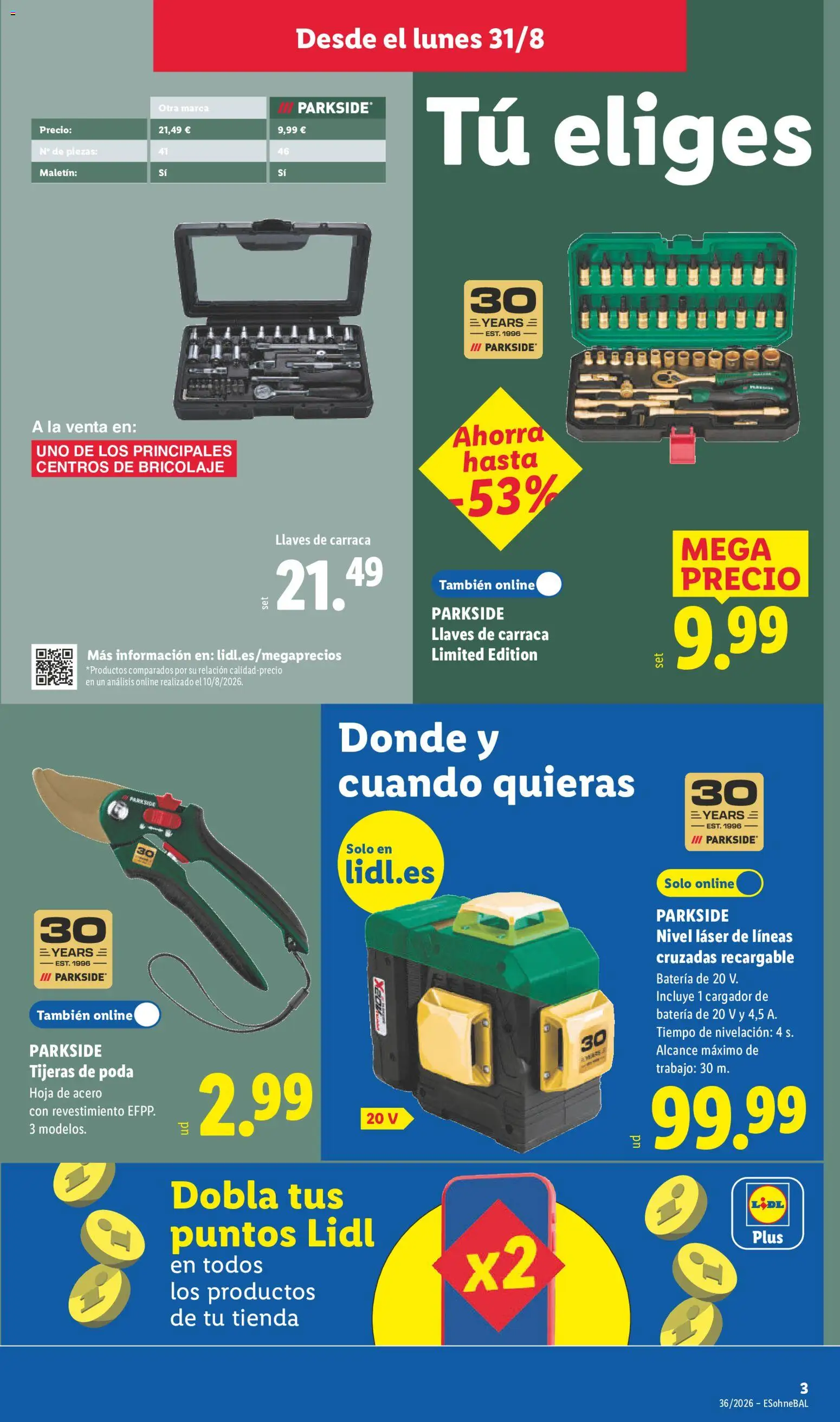 Lidl folleto de bazar │ válido desde el 31/08/2026 | Página: 7