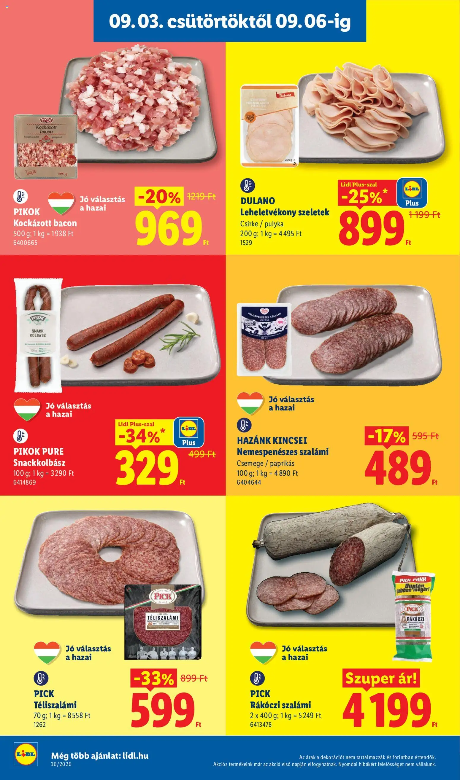 Lidl akciós ujság - amely érvényes a következő dátumtól: 2026.09.03. | Oldal: 6