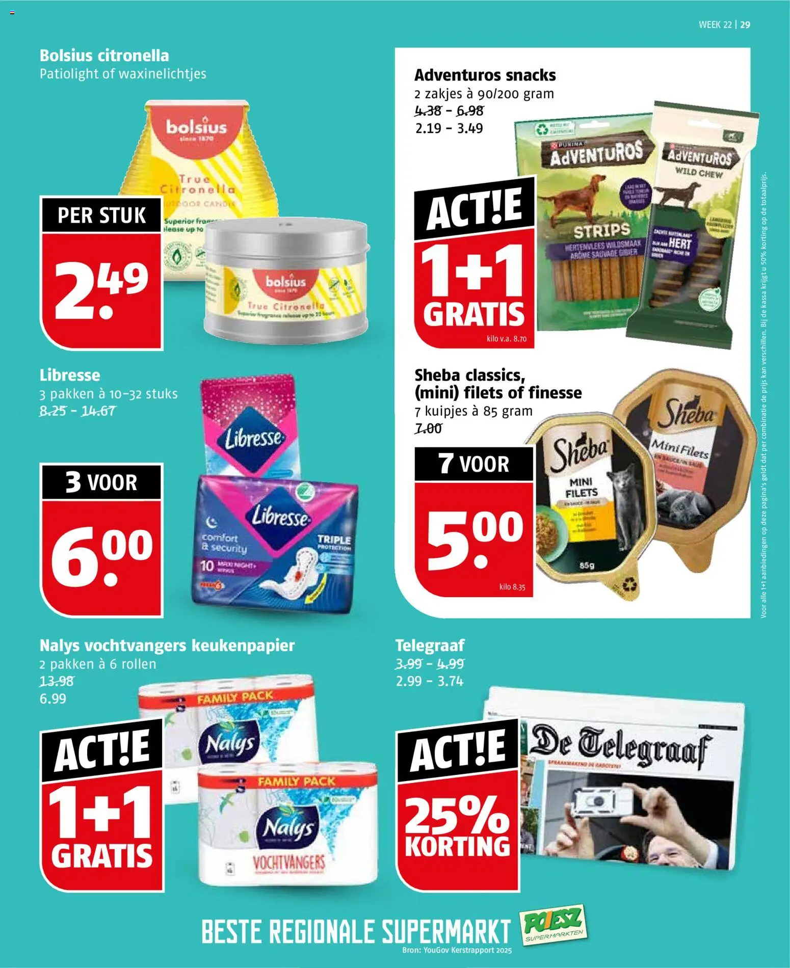 {H1} | Pagina: 29 | Producten: Snacks, Keukenpapier, Kan