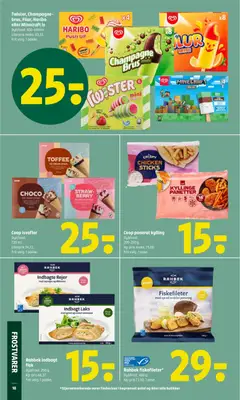 Rahbek Indbagte Rejer, med asparges og dildsauce gyldig fra 28.05.2026 | Side: 13