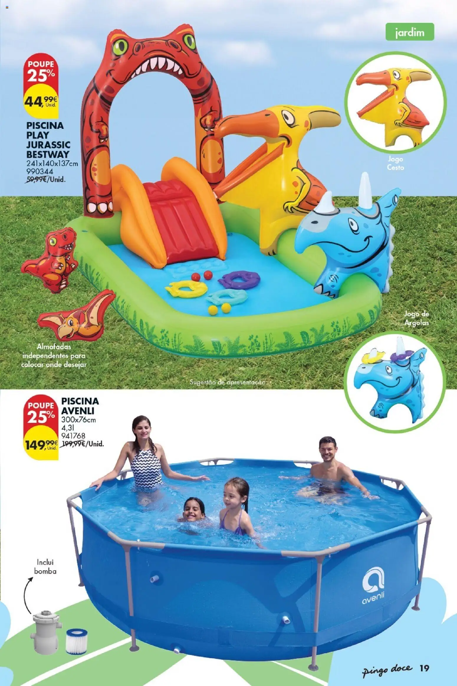 Pingo Doce Bazar Ar Livre │ válido de 05.05.2026 | Página: 19 | Produtos: Piscina