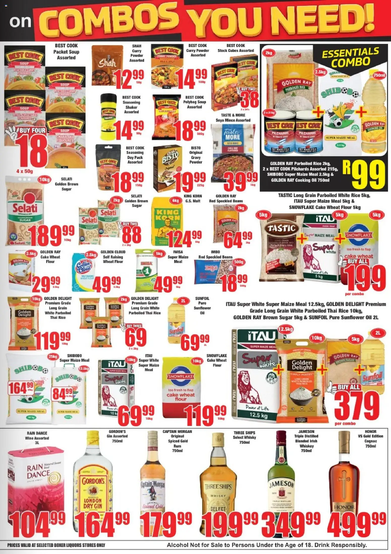 New Boxer catalogue – valid from 09.04.2026 | Page: 7 | Products: Maize meal, Powder, Seasoning, Gravy