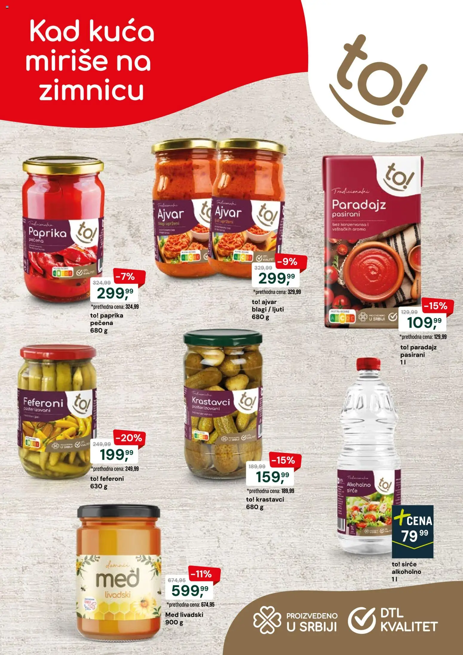 Podunavlje katalog - važi od 23.09.2026 | Strana: 2 | Proizvode: Ajvar, Paprika, Sirće, Feferoni