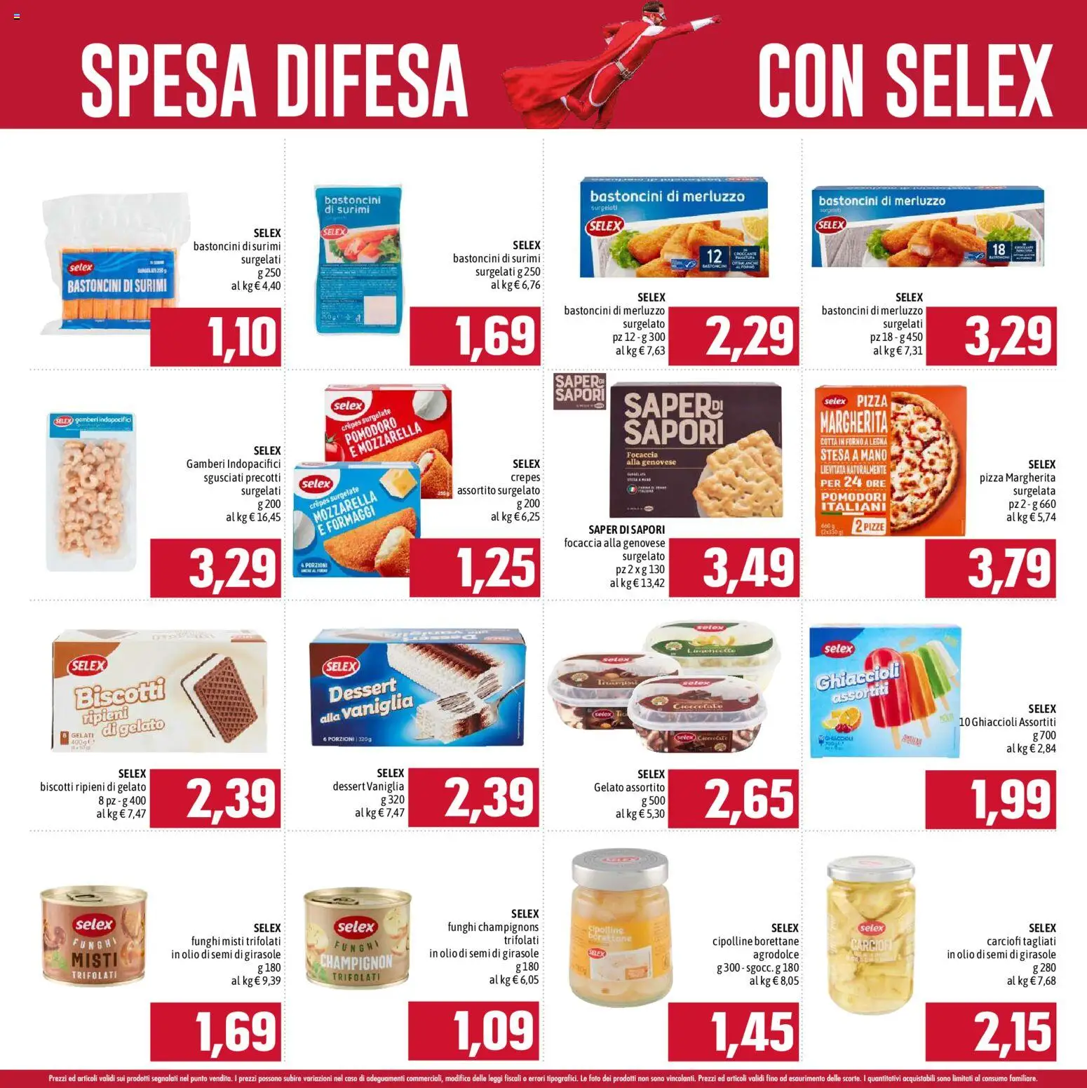 Volantino Emisfero del 01.02.2026 | Pagina: 4 | Prodotti: Gamberi, Olio, Funghi, Forno