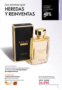 Vista previa Oriflame catálogo - Campaña 7 válido desde el 13.05.2026 | Página: 29 | Productos: Fragancia, Eau de toilette
