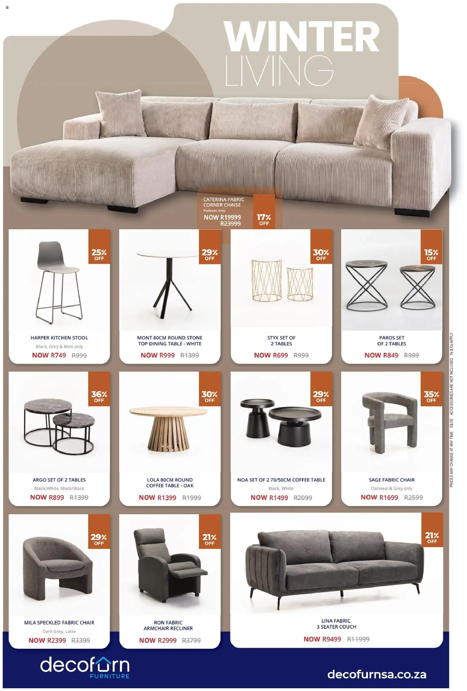 New Decofurn catalogue – valid from 12.05.2026 | Page: 3 | Products: Seater, Armchair, Chair, Coffee