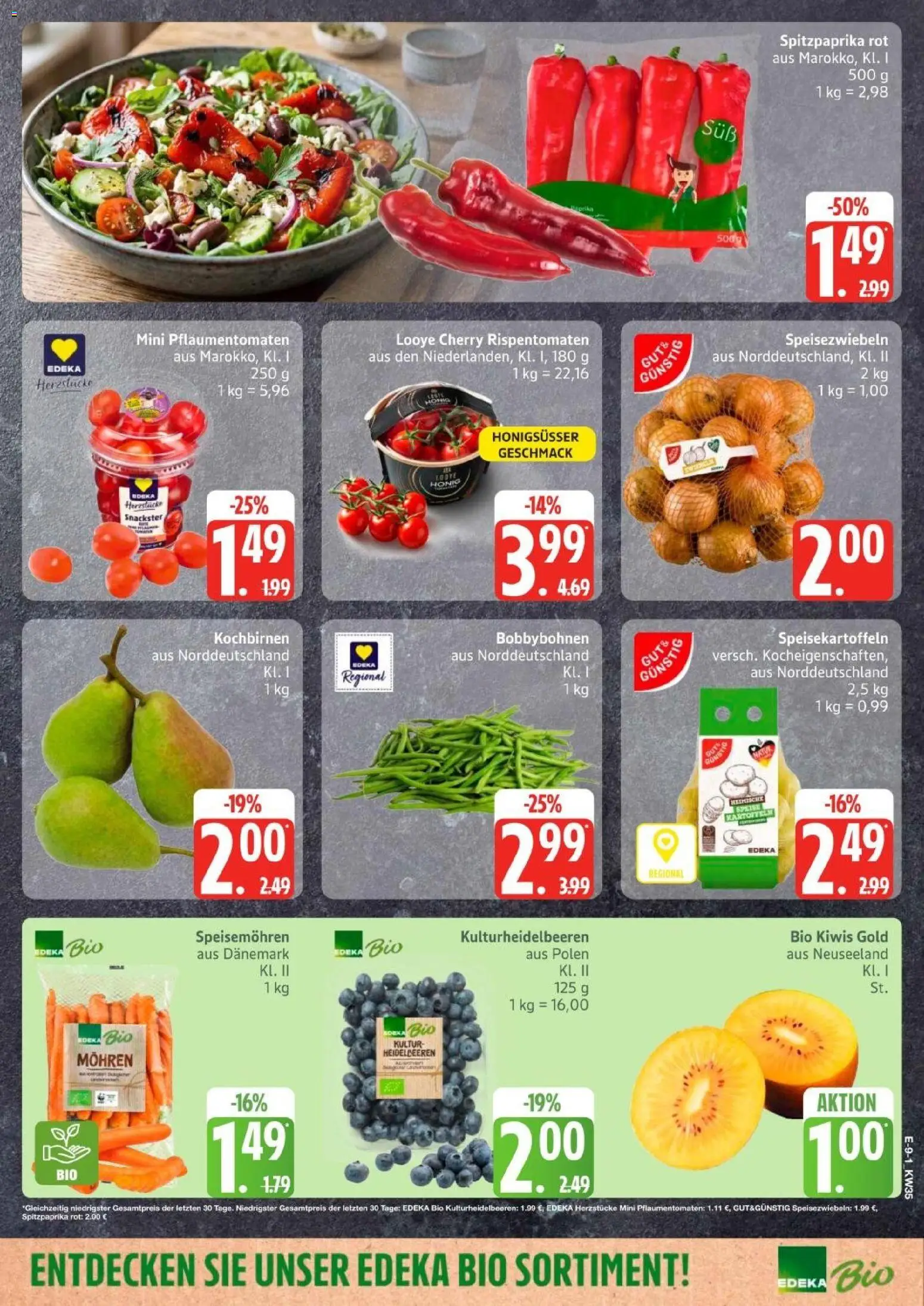 Edeka Prospekt Hamburg – gültig ab 23.08.2026 | Seite: 9 | Produkte: Mohren, Heidelbeeren