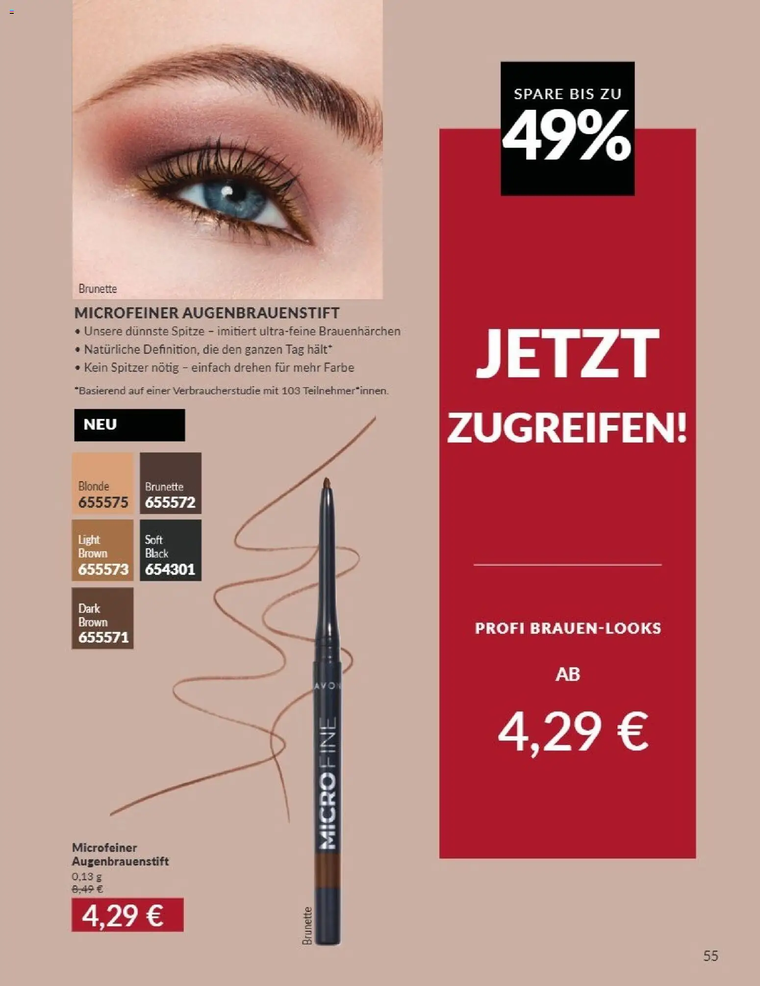 AVON Katalog September 2026 – gültig ab 01.09.2026 | Seite: 51 | Produkte: Augenbrauenstift