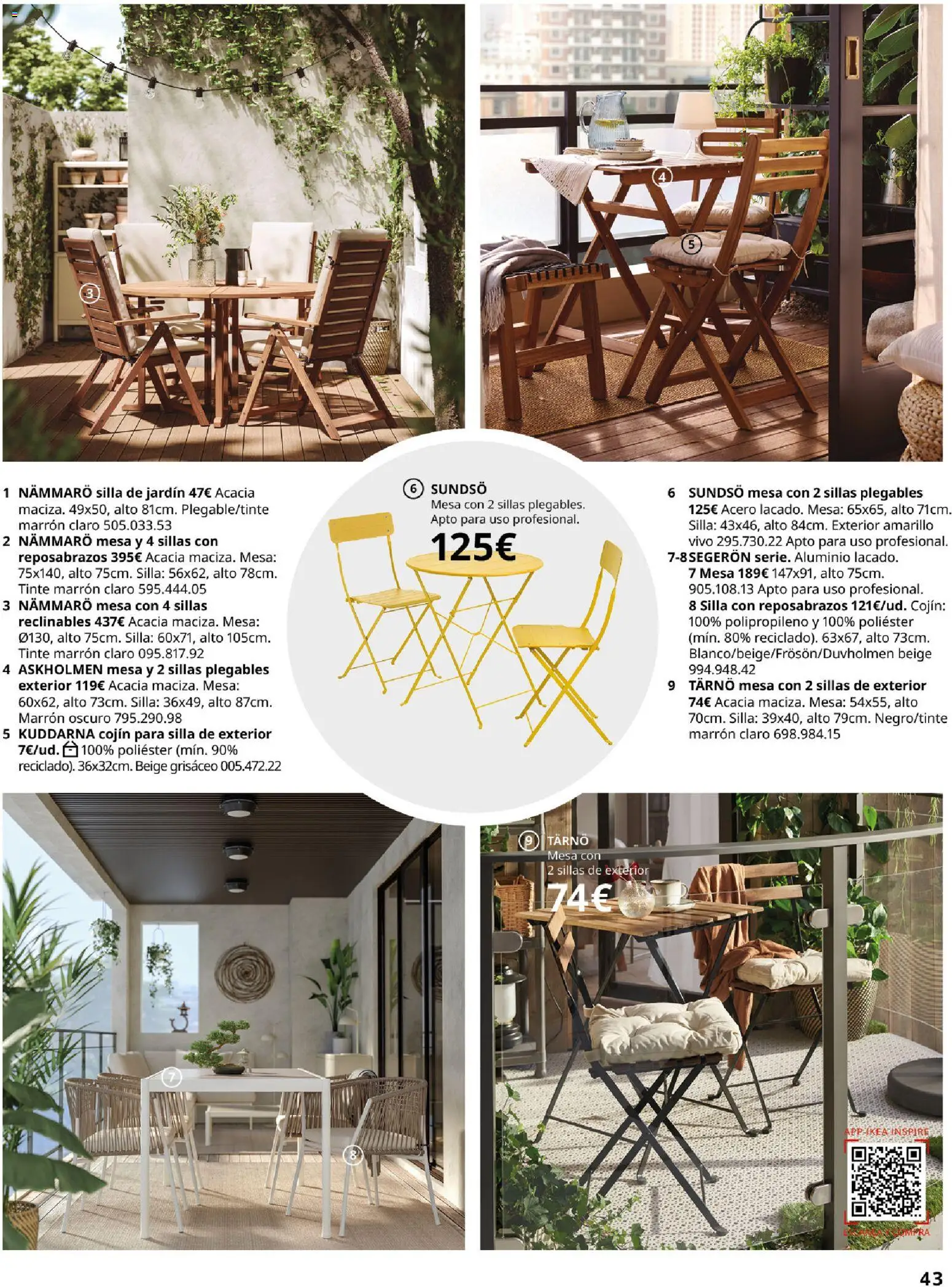 IKEA - IKEA para tu negocio │ válido desde el 01/09/2026 | Página: 43 | Productos: Tinte, Cojín, Mesa, Silla