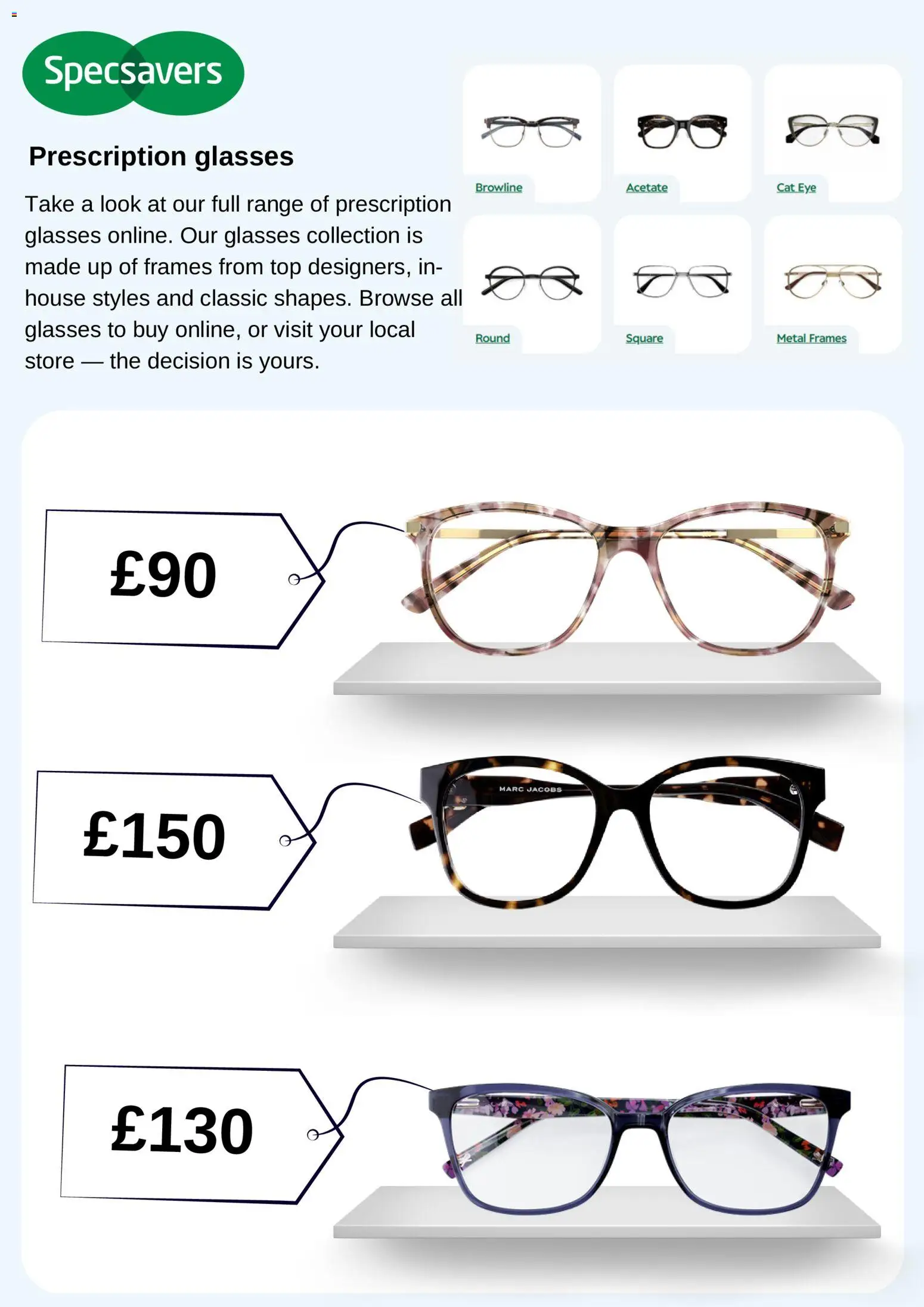 {H1} | Page: 2 | Products: Prescription glasses, Glasses