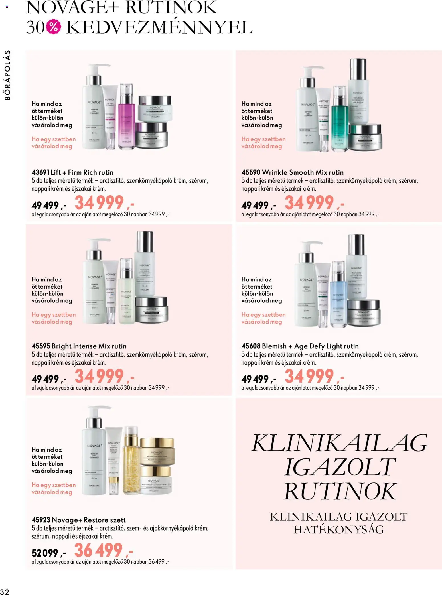 Oriflame akciós ujság - amely érvényes a következő dátumtól: 2026.09.30. | Oldal: 32 | Termékek: Krém, Szemkörnyékápoló